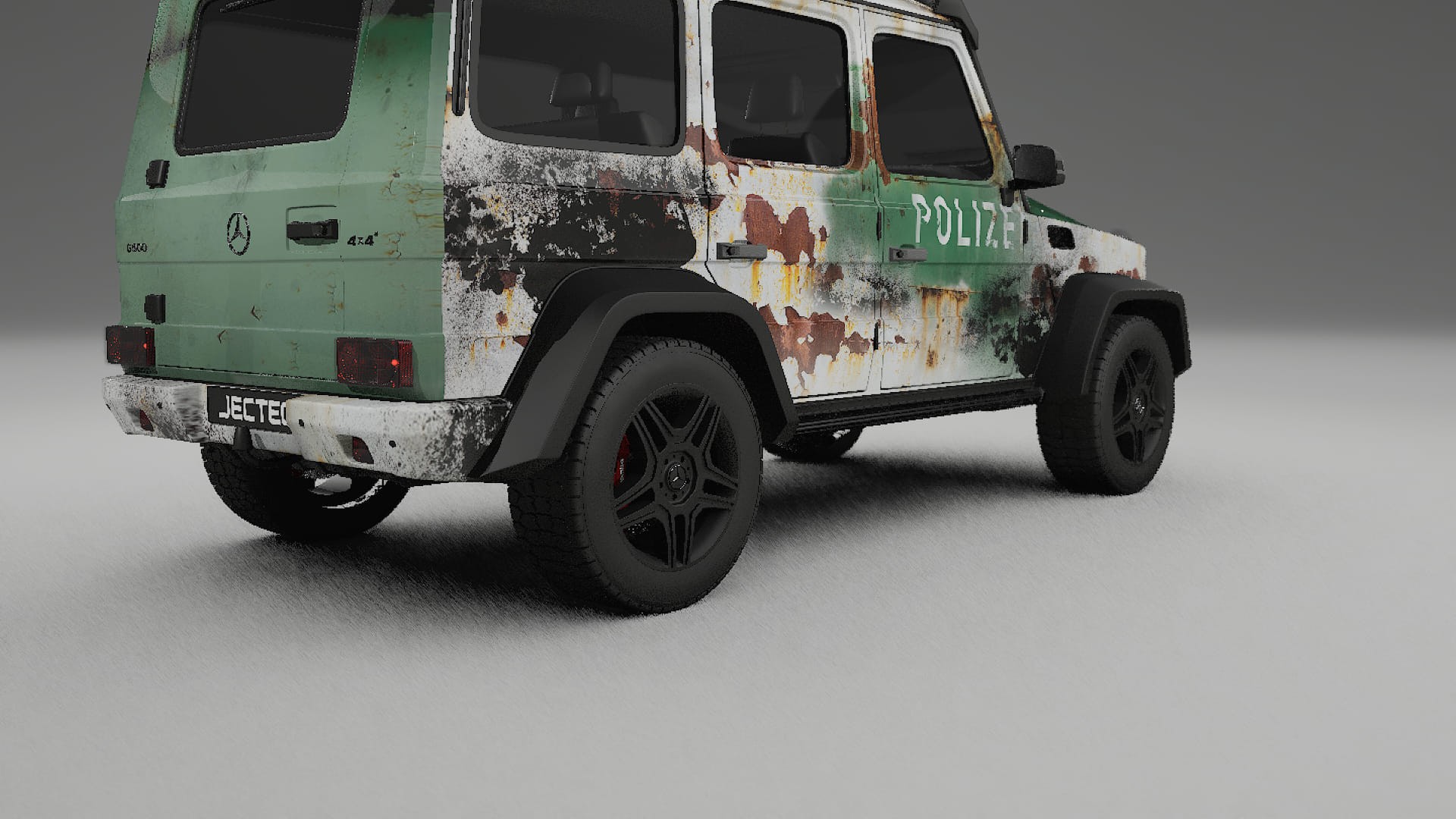 Mercedes G-class 4x4 W463 COBRA 11 – Ontworpen Wrap PPF Kit van Printbaar Polyurethaanfolie