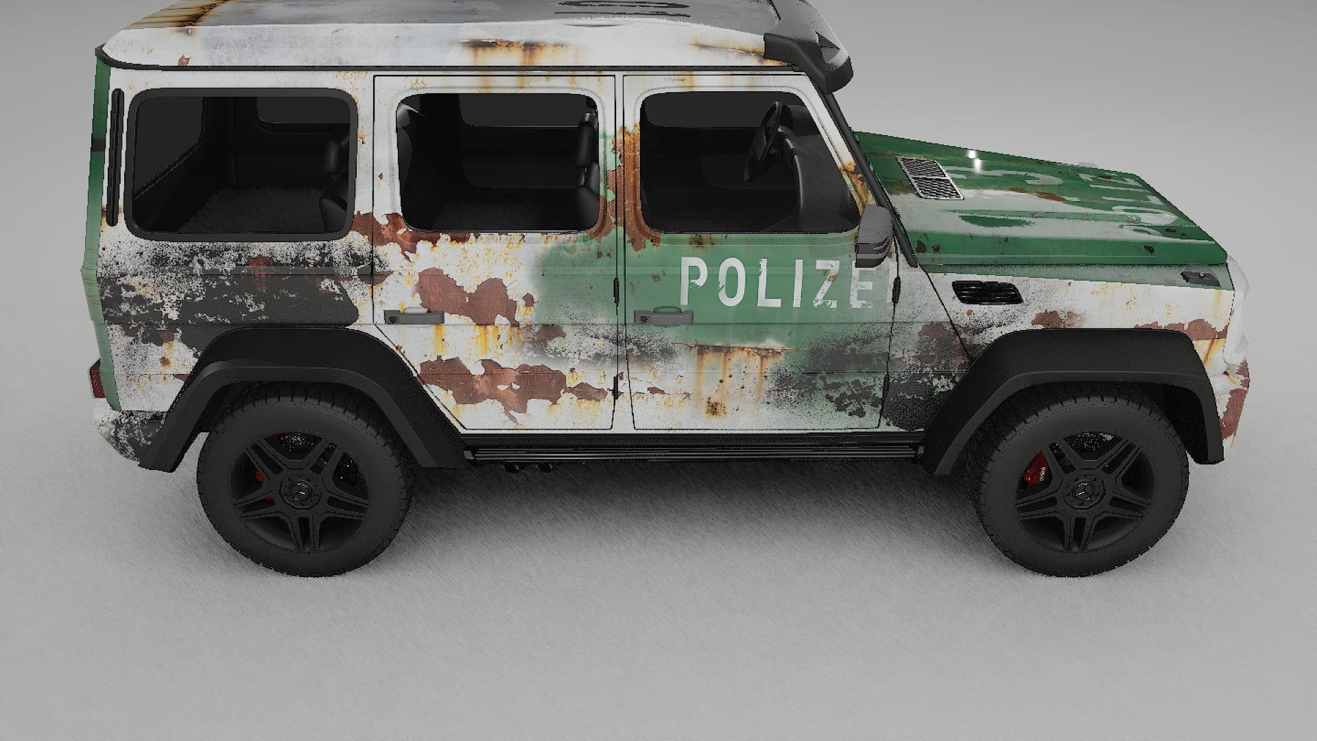 Mercedes G-class 4x4 W463 COBRA 11 – Ontworpen Wrap PPF Kit van Printbaar Polyurethaanfolie