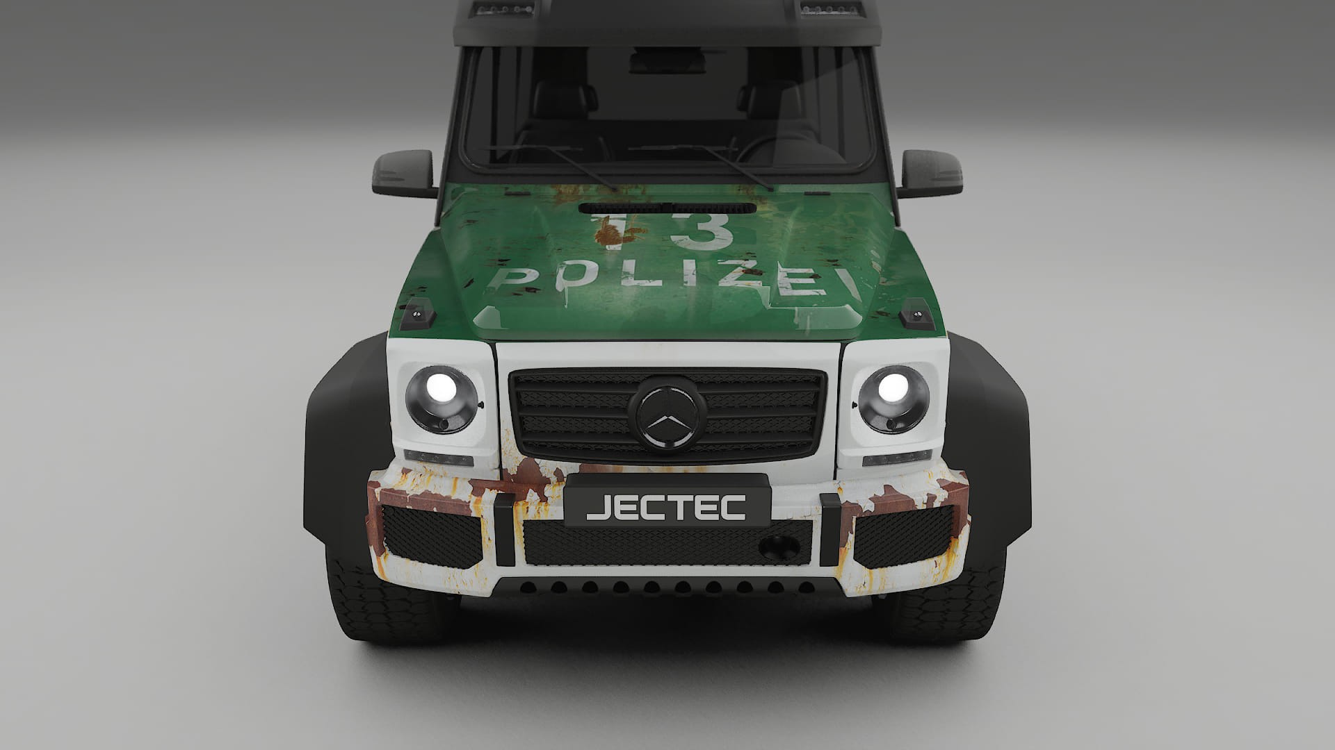 Mercedes G-class 4x4 W463 COBRA 11 – Ontworpen Wrap PPF Kit van Printbaar Polyurethaanfolie