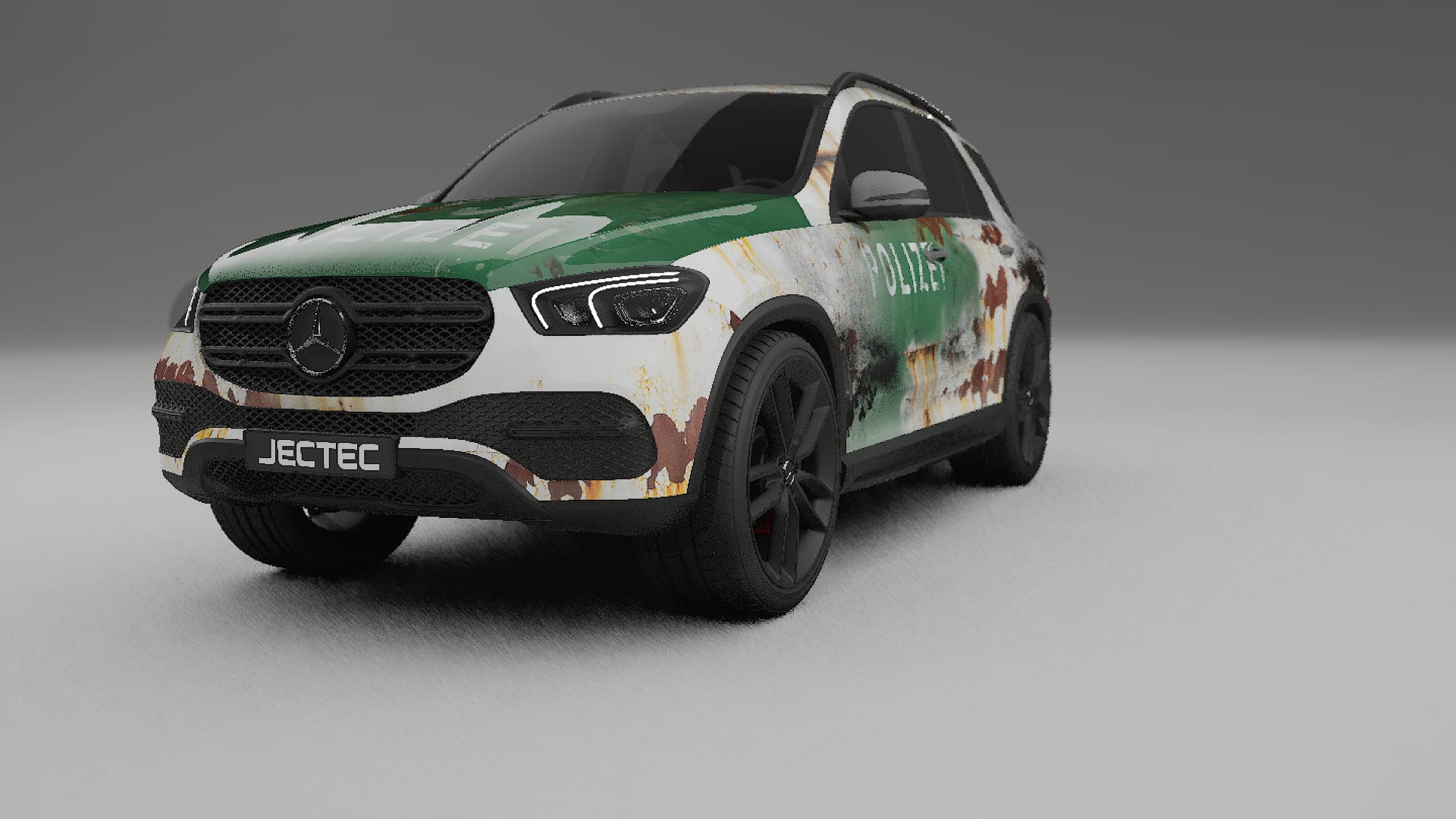 Mercedes GLE W167 COBRA 11 – Ontworpen Wrap PPF Kit van Printbaar Polyurethaanfolie