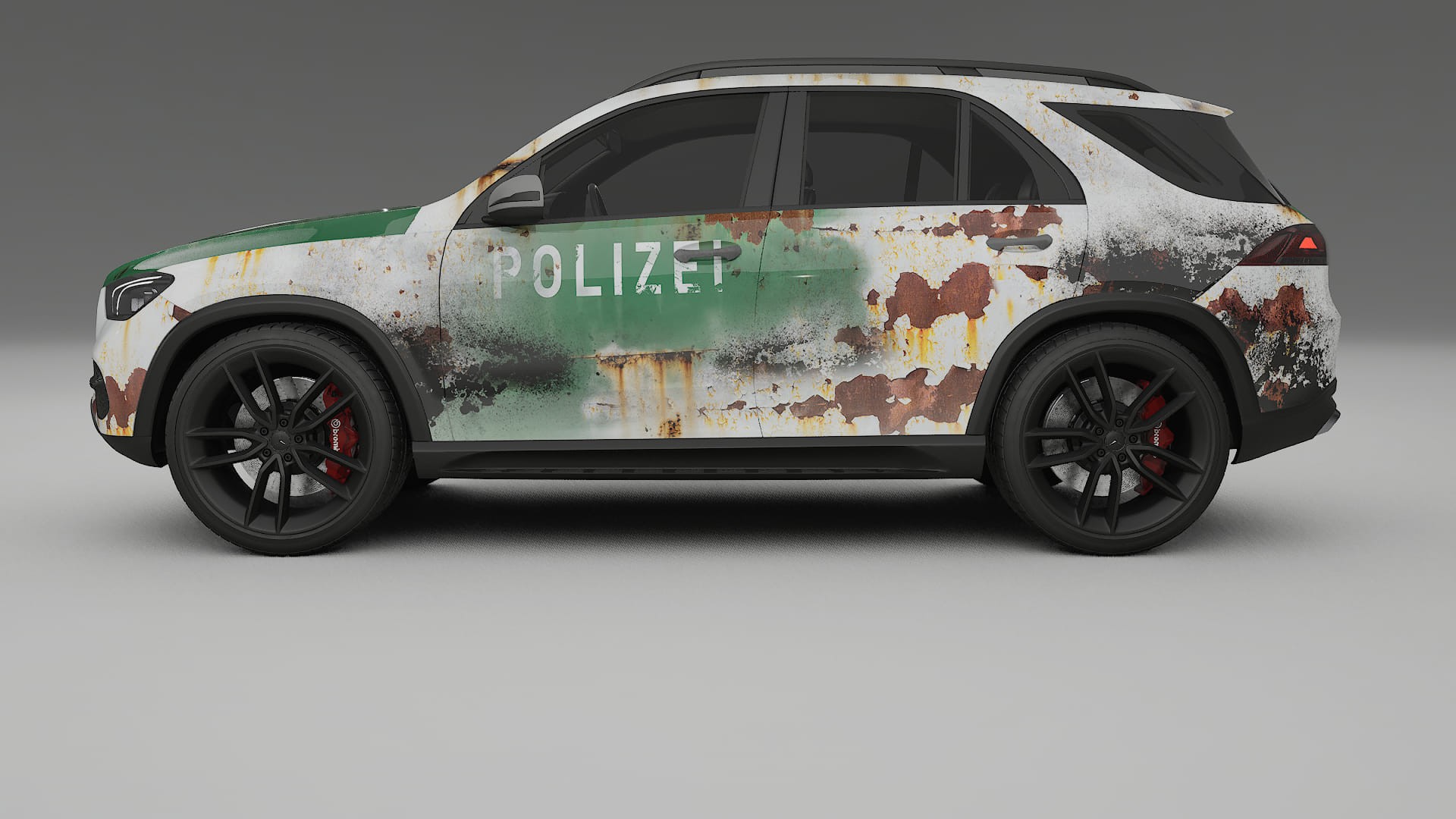 Mercedes GLE W167 COBRA 11 – Ontworpen Wrap PPF Kit van Printbaar Polyurethaanfolie