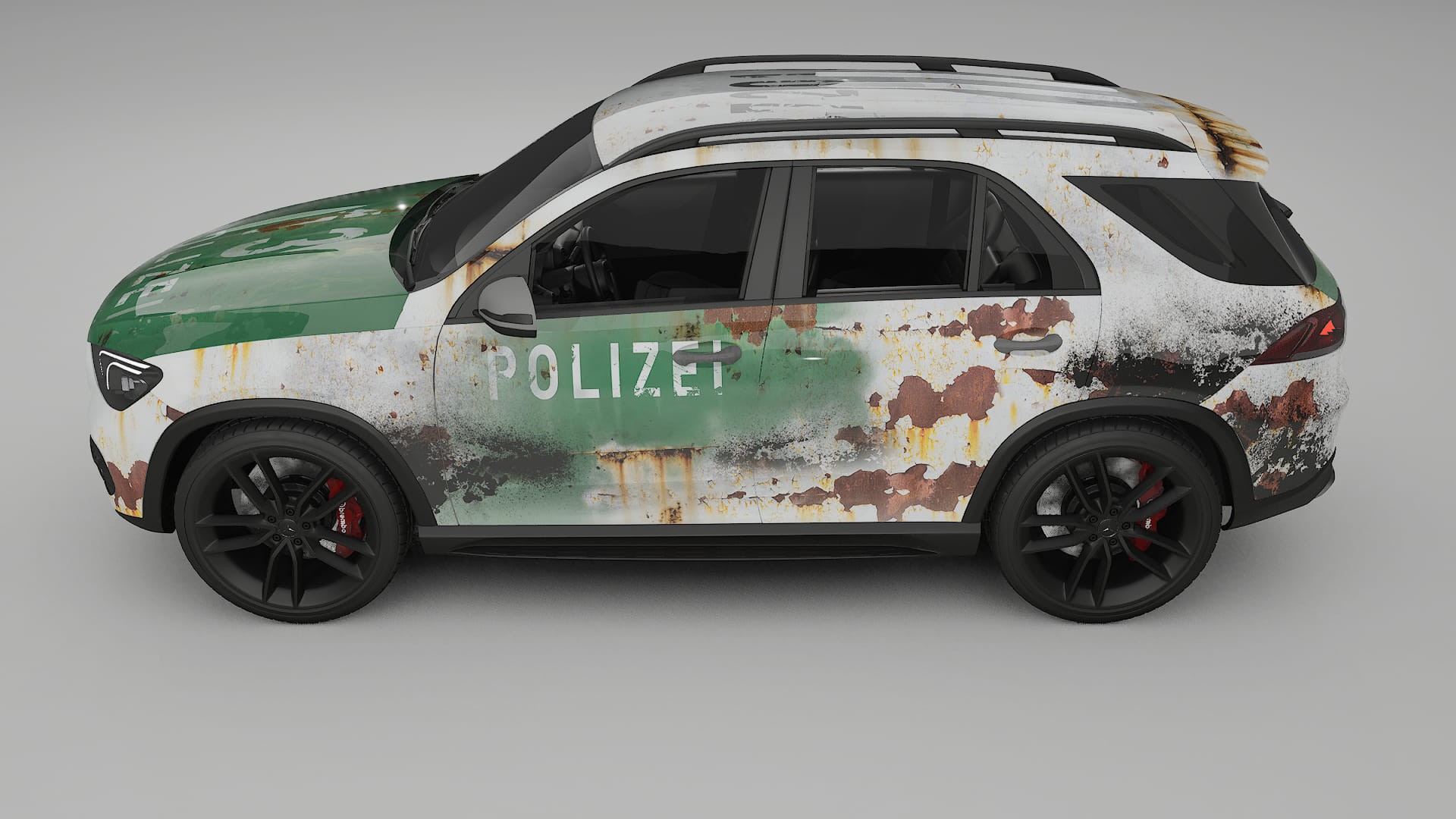 Mercedes GLE W167 COBRA 11 – Ontworpen Wrap PPF Kit van Printbaar Polyurethaanfolie