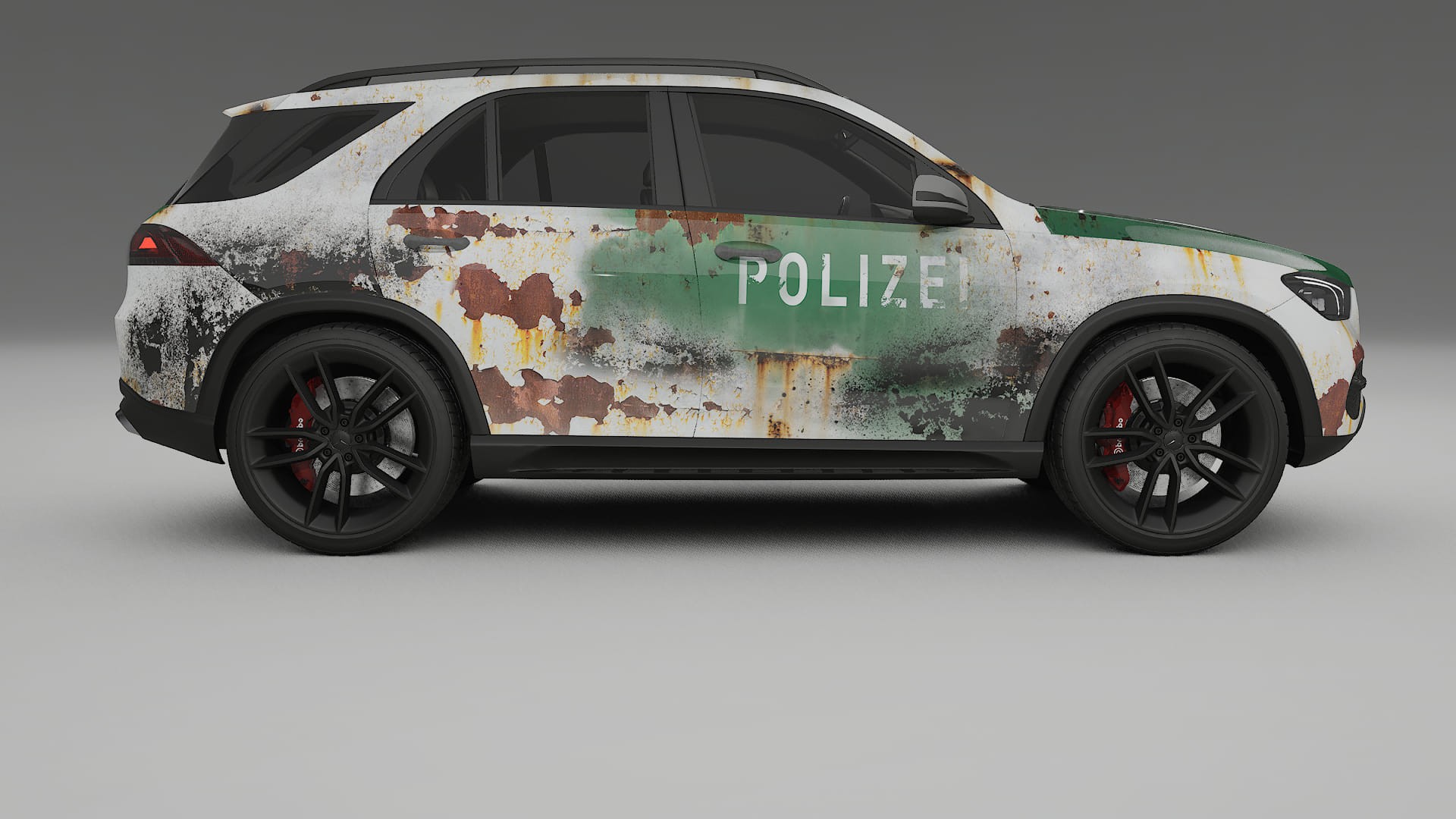 Mercedes GLE W167 COBRA 11 – Ontworpen Wrap PPF Kit van Printbaar Polyurethaanfolie