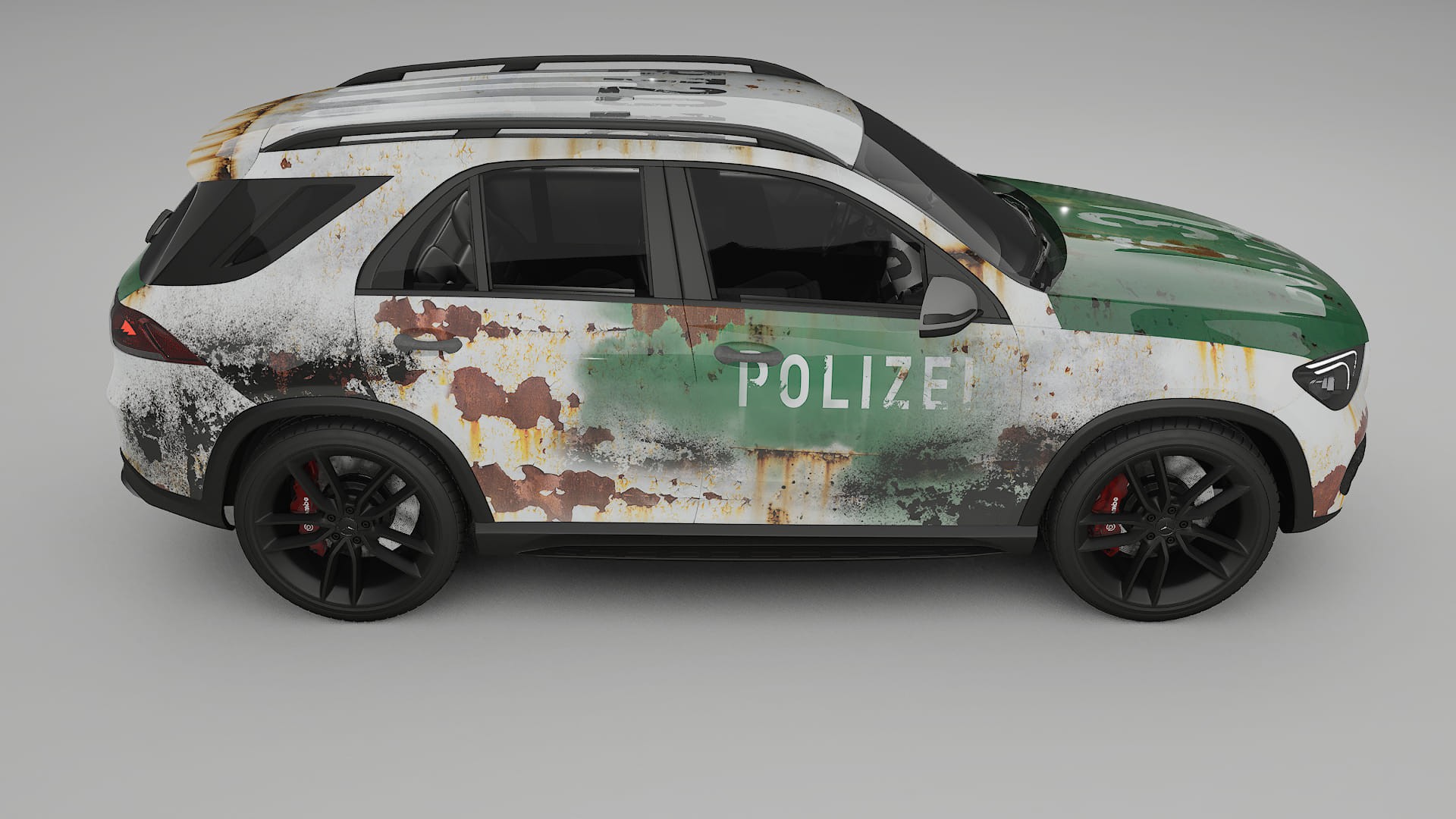 Mercedes GLE W167 COBRA 11 – Ontworpen Wrap PPF Kit van Printbaar Polyurethaanfolie