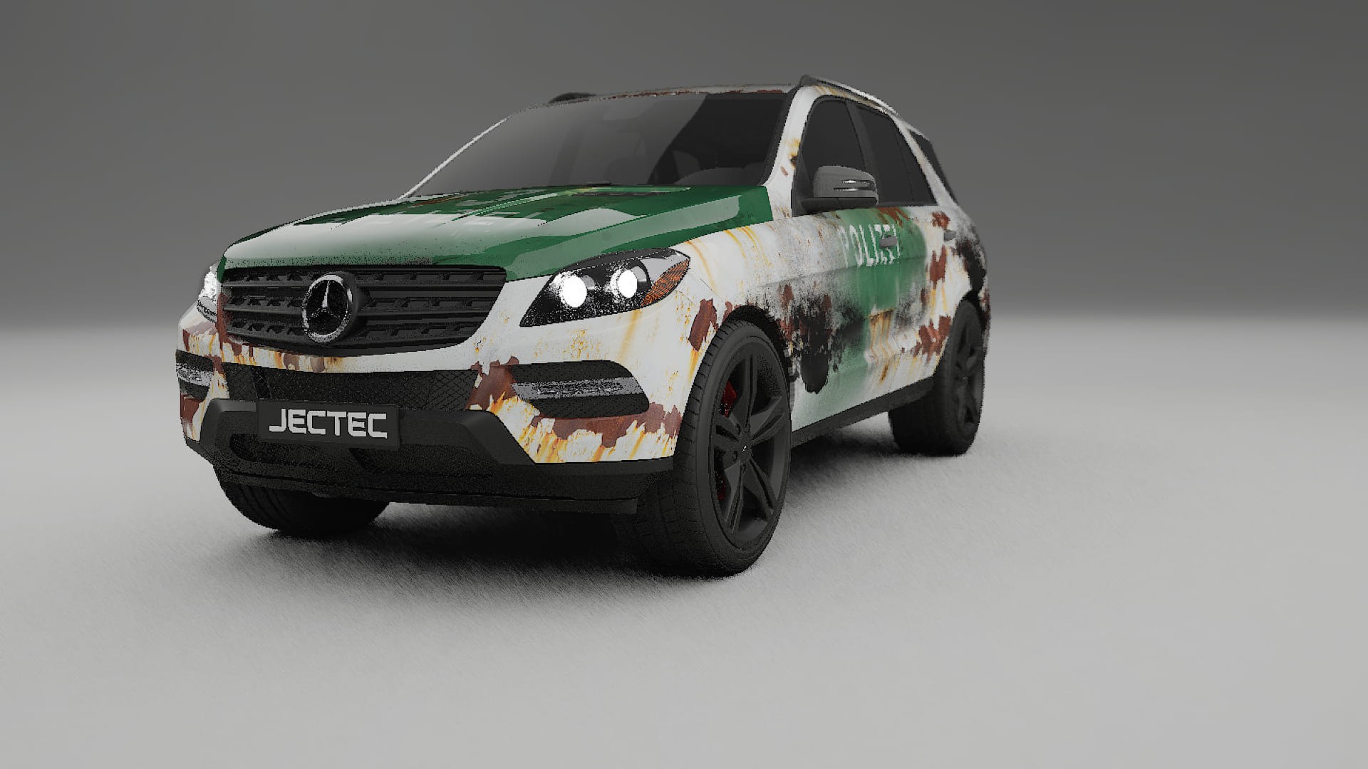 Mercedes M-class W166 COBRA 11 – Ontworpen Wrap PPF Kit van Printbaar Polyurethaanfolie