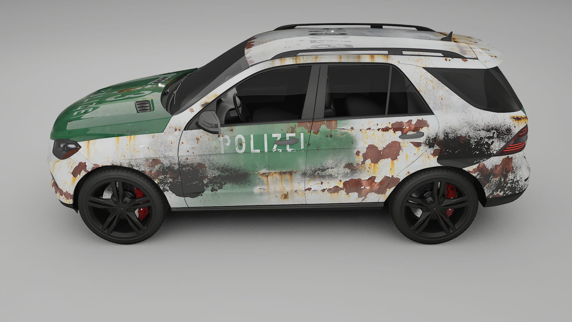 Mercedes M-class W166 COBRA 11 – Ontworpen Wrap PPF Kit van Printbaar Polyurethaanfolie