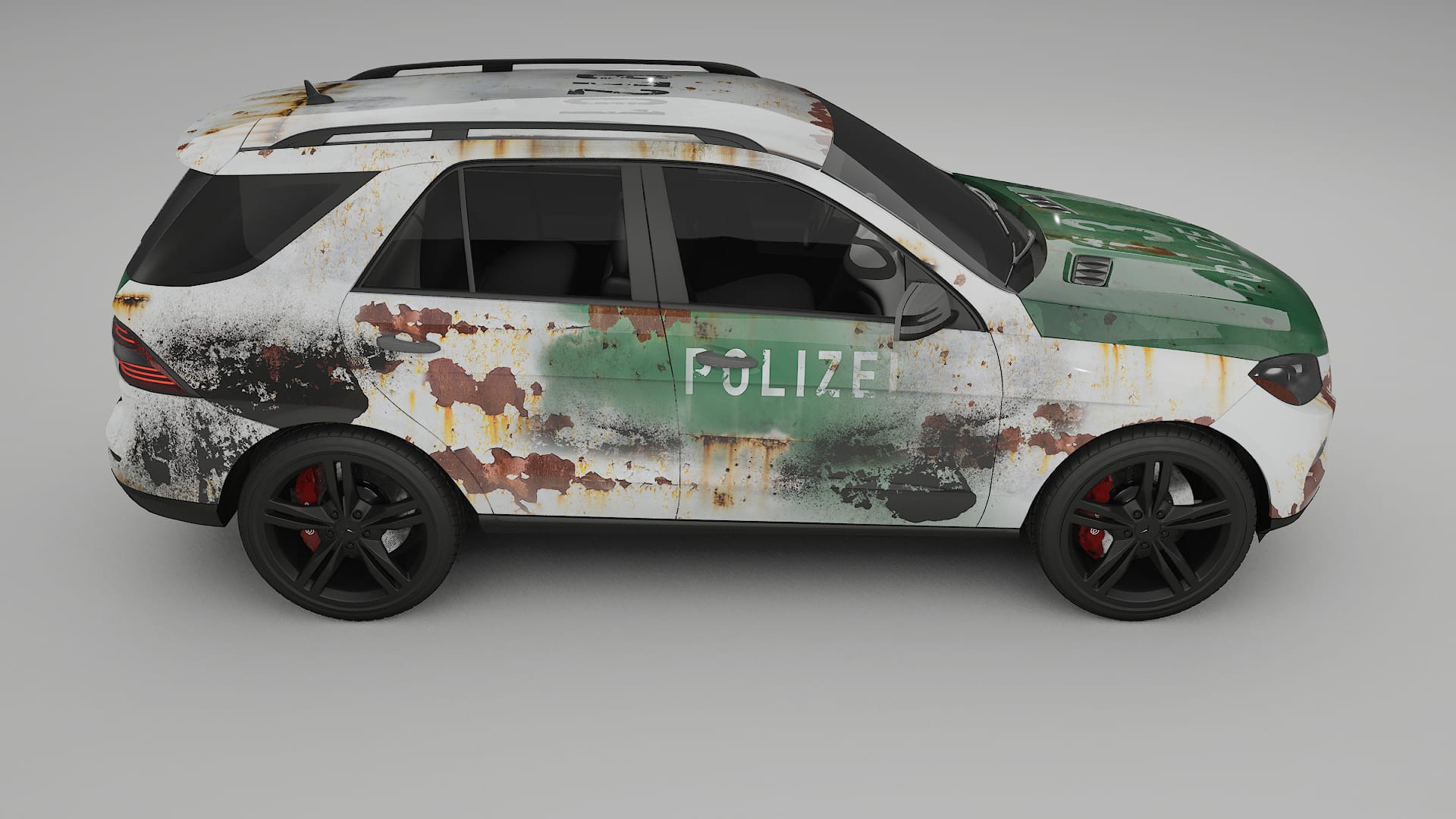 Mercedes M-class W166 COBRA 11 – Ontworpen Wrap PPF Kit van Printbaar Polyurethaanfolie