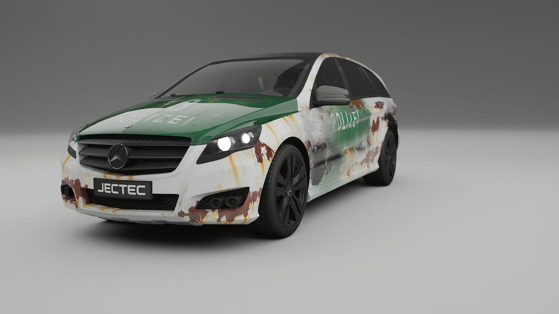 Mercedes R-class W251 facelift LCI COBRA 11 – Ontworpen Wrap PPF Kit van Printbaar Polyurethaanfolie