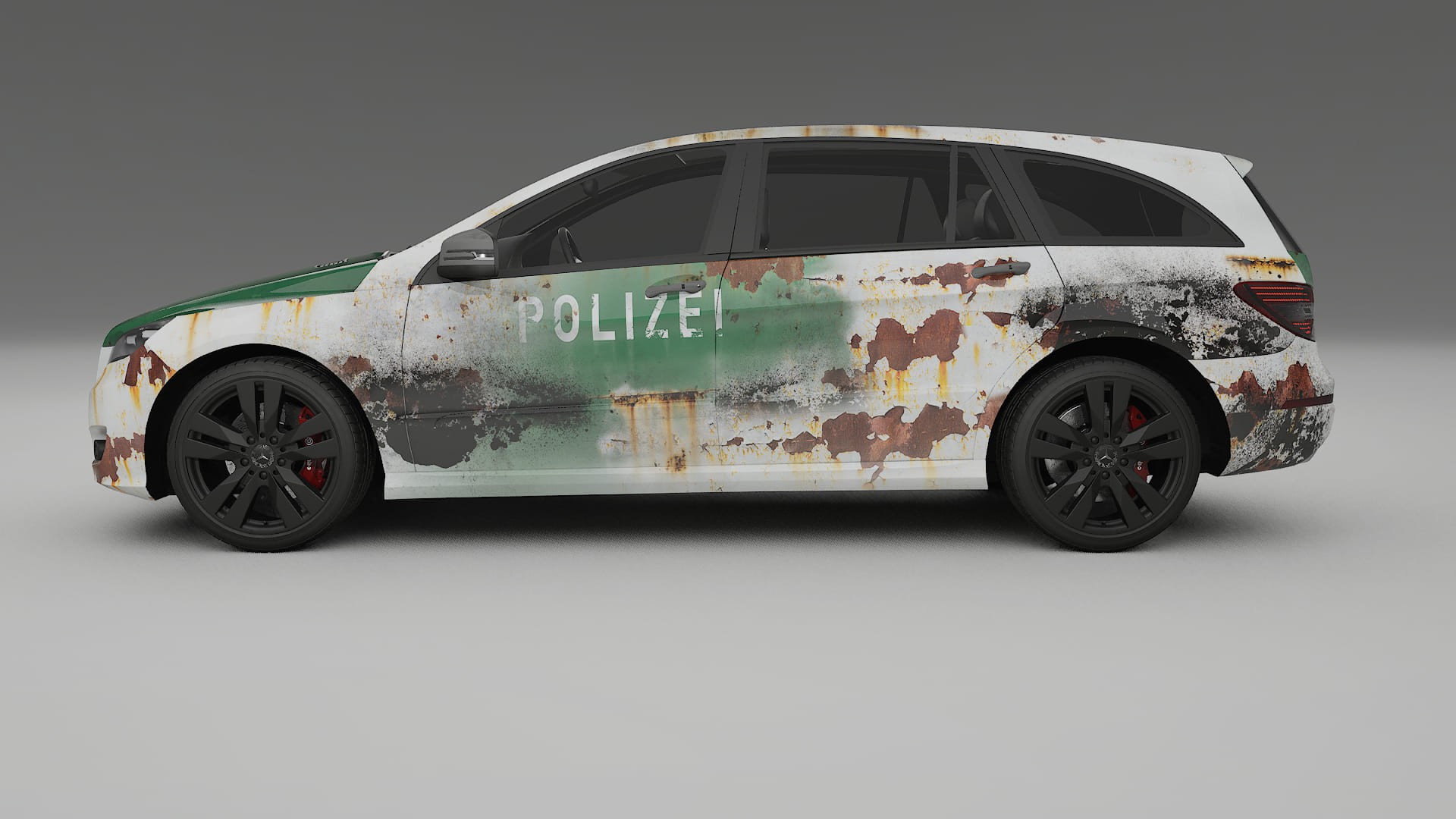 Mercedes R-class W251 facelift LCI COBRA 11 – Ontworpen Wrap PPF Kit van Printbaar Polyurethaanfolie