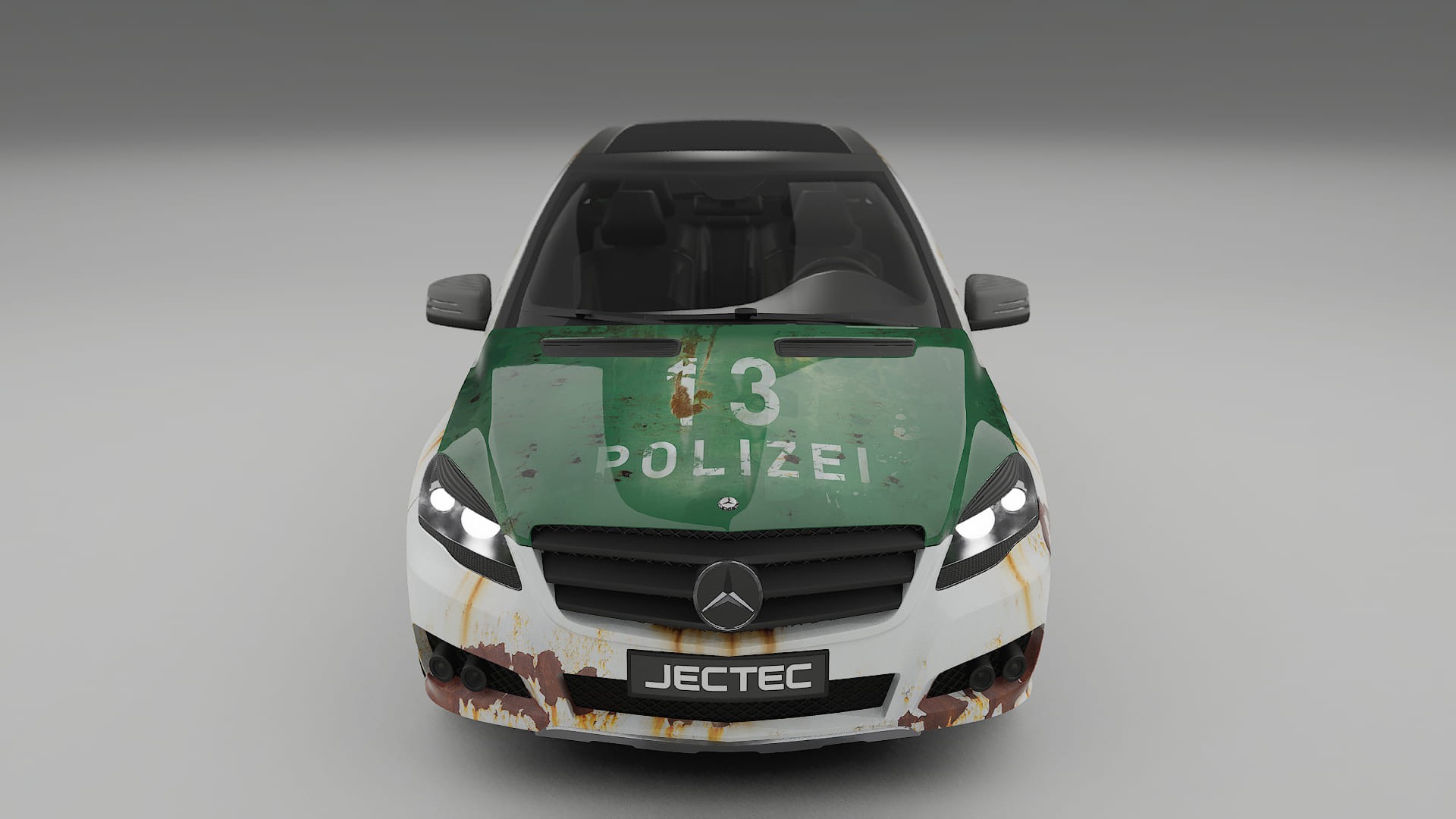 Mercedes R-class W251 facelift LCI COBRA 11 – Ontworpen Wrap PPF Kit van Printbaar Polyurethaanfolie