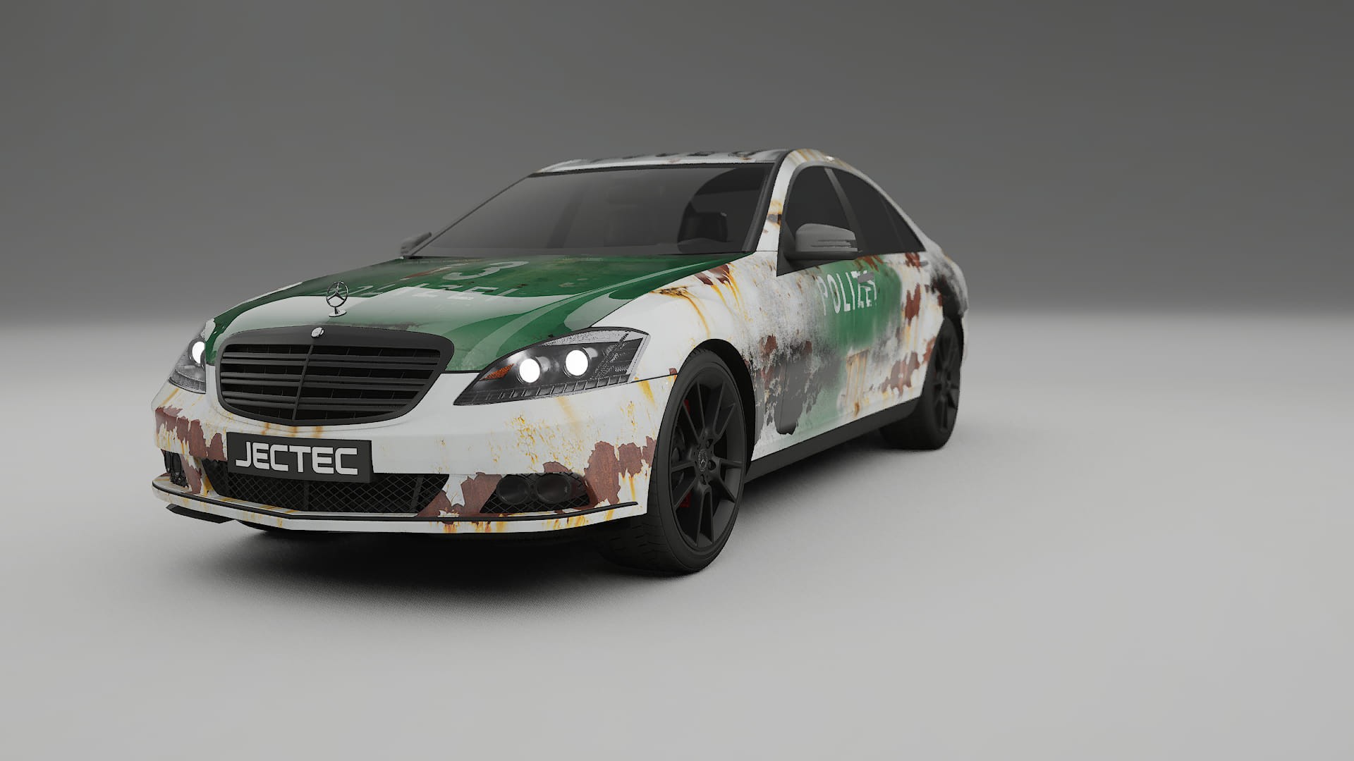 Mercedes S-class W221 facelift LCI COBRA 11 – Ontworpen Wrap PPF Kit van Printbaar Polyurethaanfolie