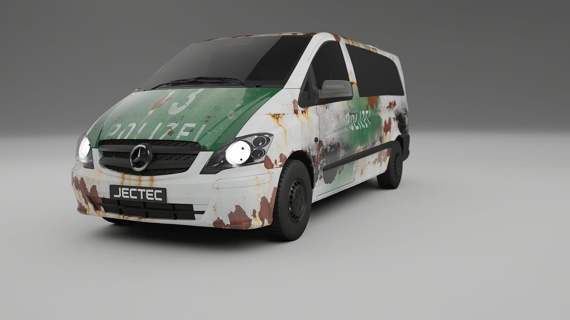 Mercedes Vito Short W639 facelift LCI COBRA 11 – Ontworpen Wrap PPF Kit van Printbaar Polyurethaanfolie