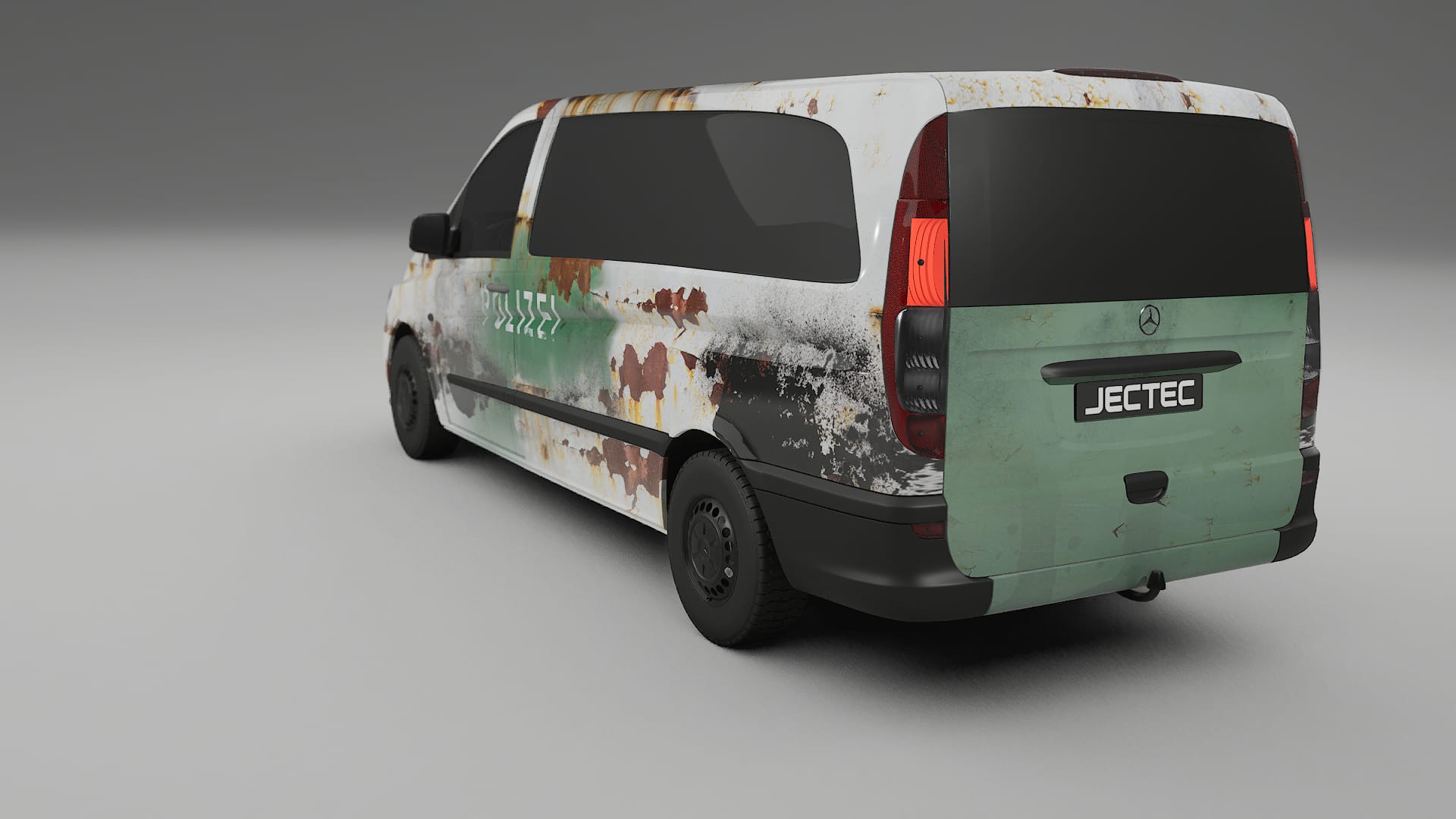 Mercedes Vito Short W639 facelift LCI COBRA 11 – Ontworpen Wrap PPF Kit van Printbaar Polyurethaanfolie