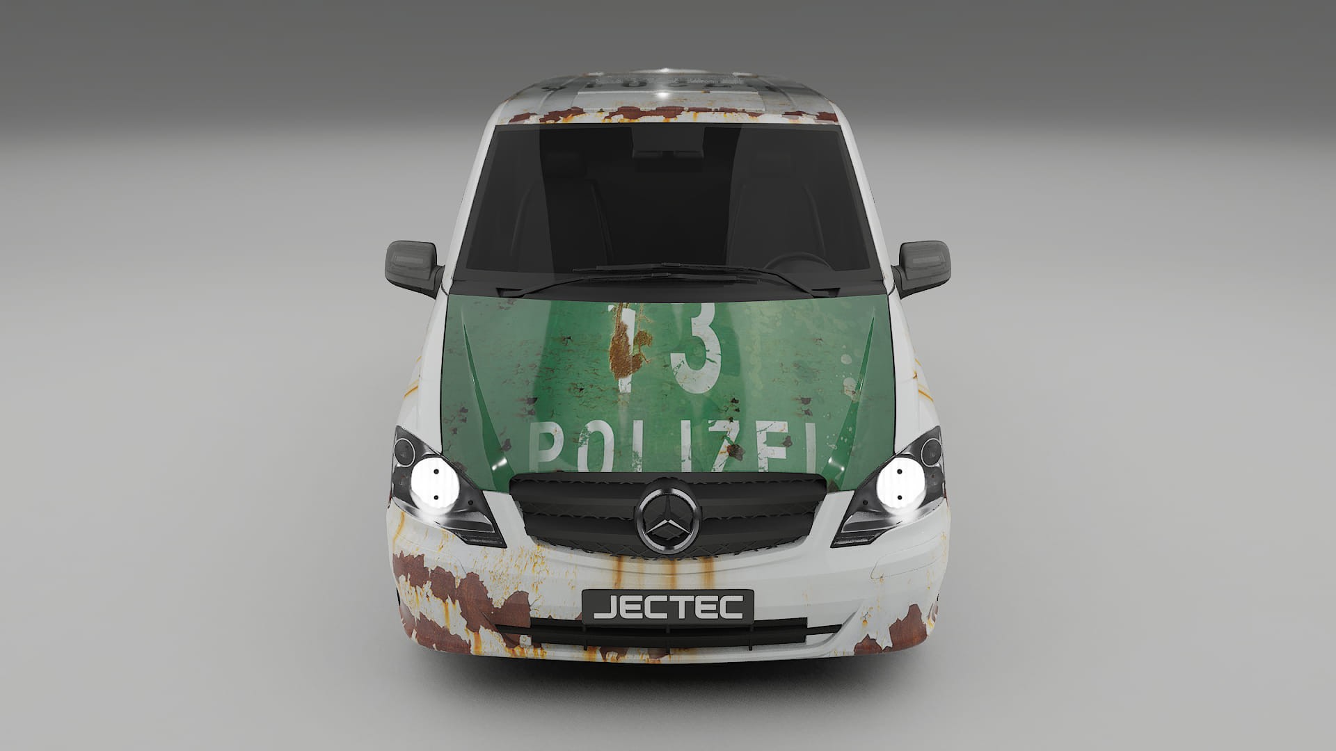 Mercedes Vito Short W639 facelift LCI COBRA 11 – Ontworpen Wrap PPF Kit van Printbaar Polyurethaanfolie