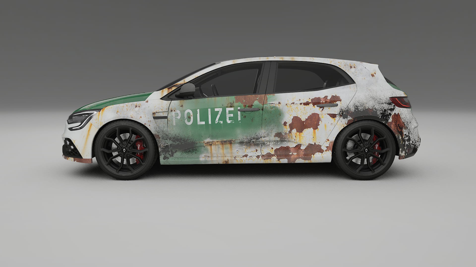 Renault Megane RS IV COBRA 11 – Ontworpen Wrap PPF Kit van Printbaar Polyurethaanfolie