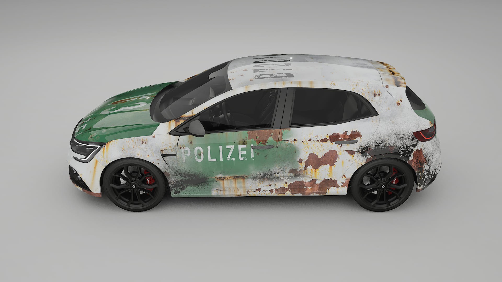 Renault Megane RS IV COBRA 11 – Ontworpen Wrap PPF Kit van Printbaar Polyurethaanfolie