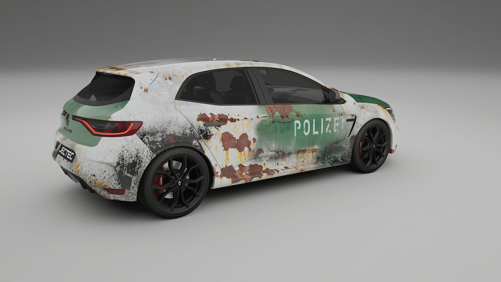 Renault Megane RS IV COBRA 11 – Ontworpen Wrap PPF Kit van Printbaar Polyurethaanfolie