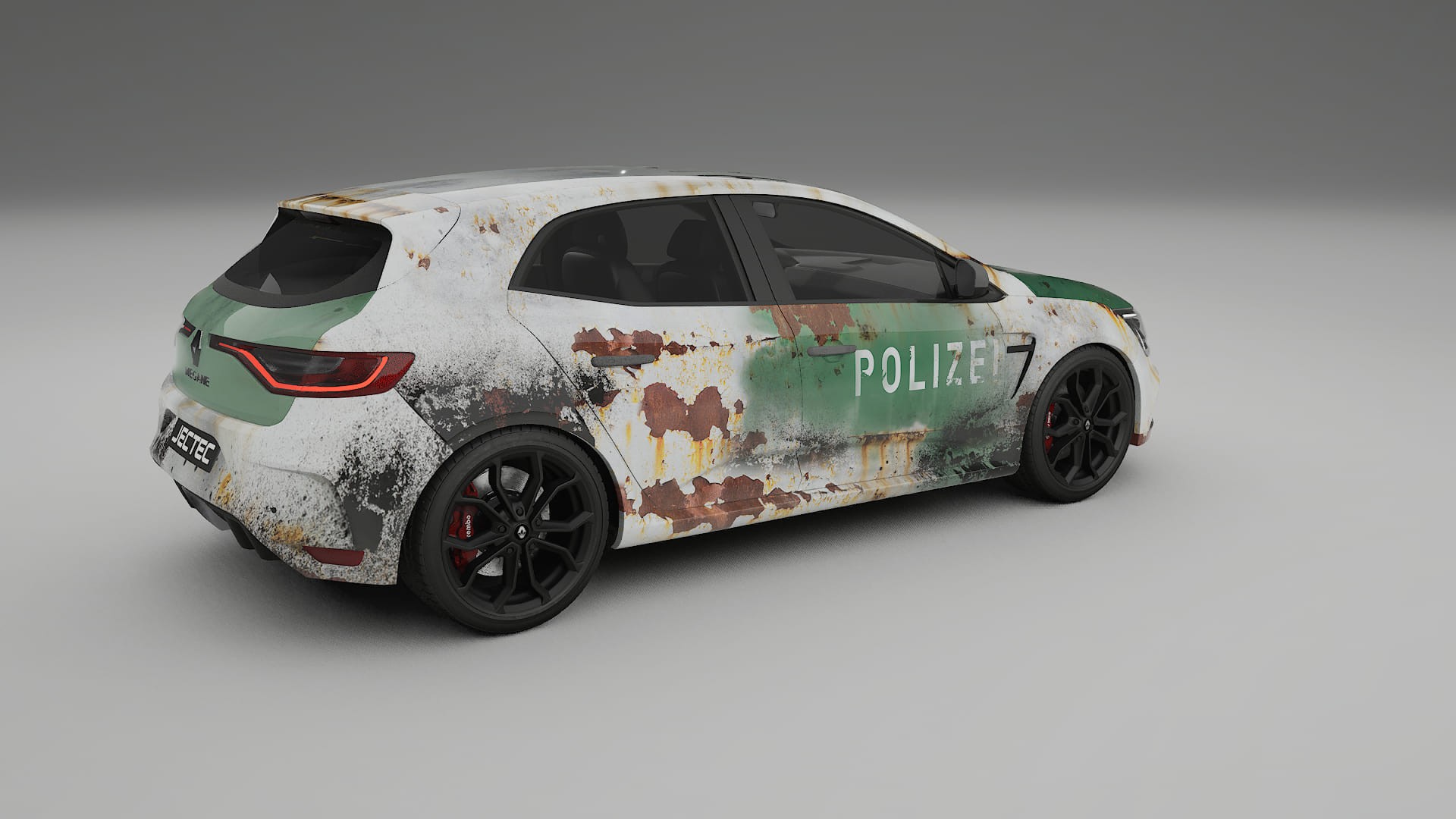Renault Megane RS IV COBRA 11 – Ontworpen Wrap PPF Kit van Printbaar Polyurethaanfolie