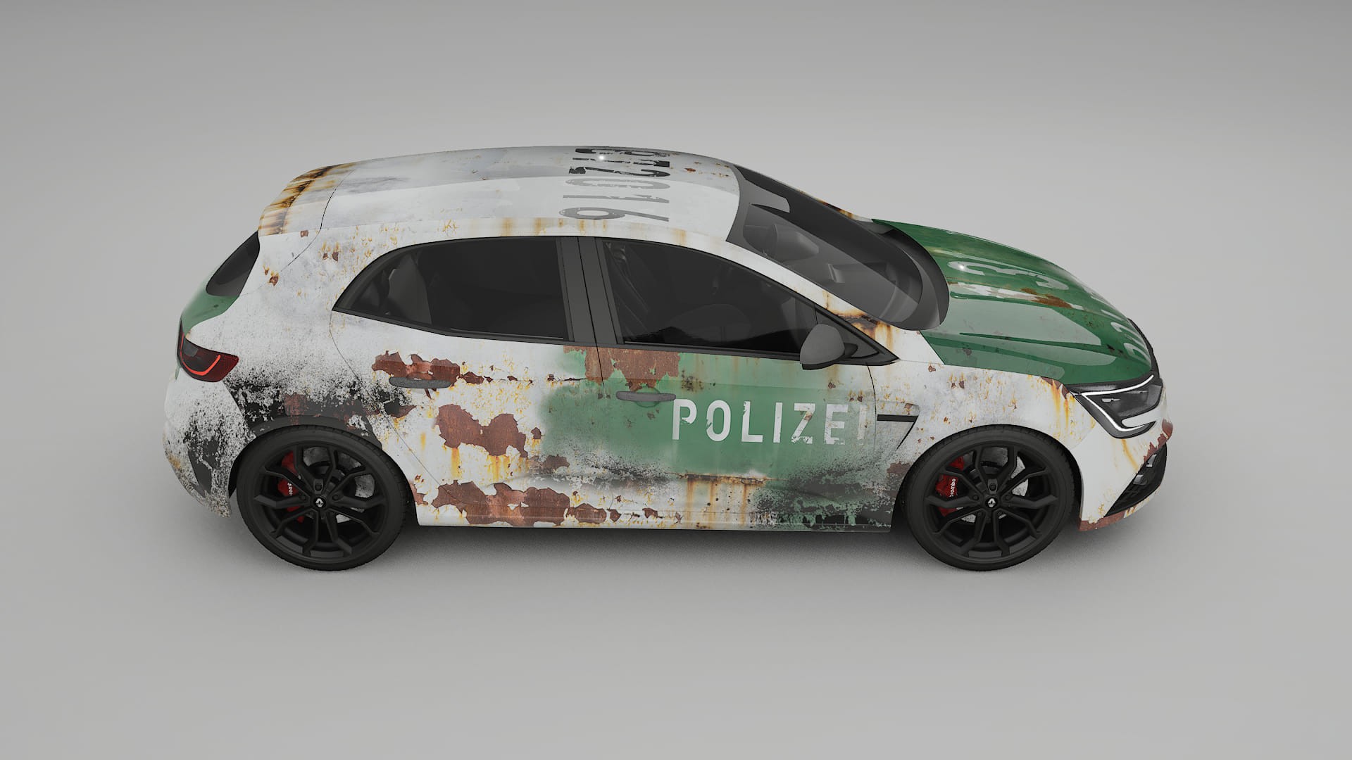 Renault Megane RS IV COBRA 11 – Ontworpen Wrap PPF Kit van Printbaar Polyurethaanfolie