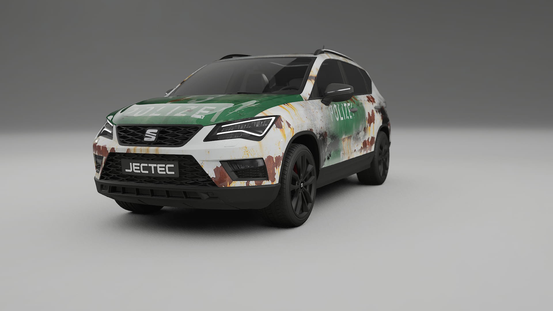 Seat Ateca KH7 COBRA 11 – Ontworpen Wrap PPF Kit van Printbaar Polyurethaanfolie