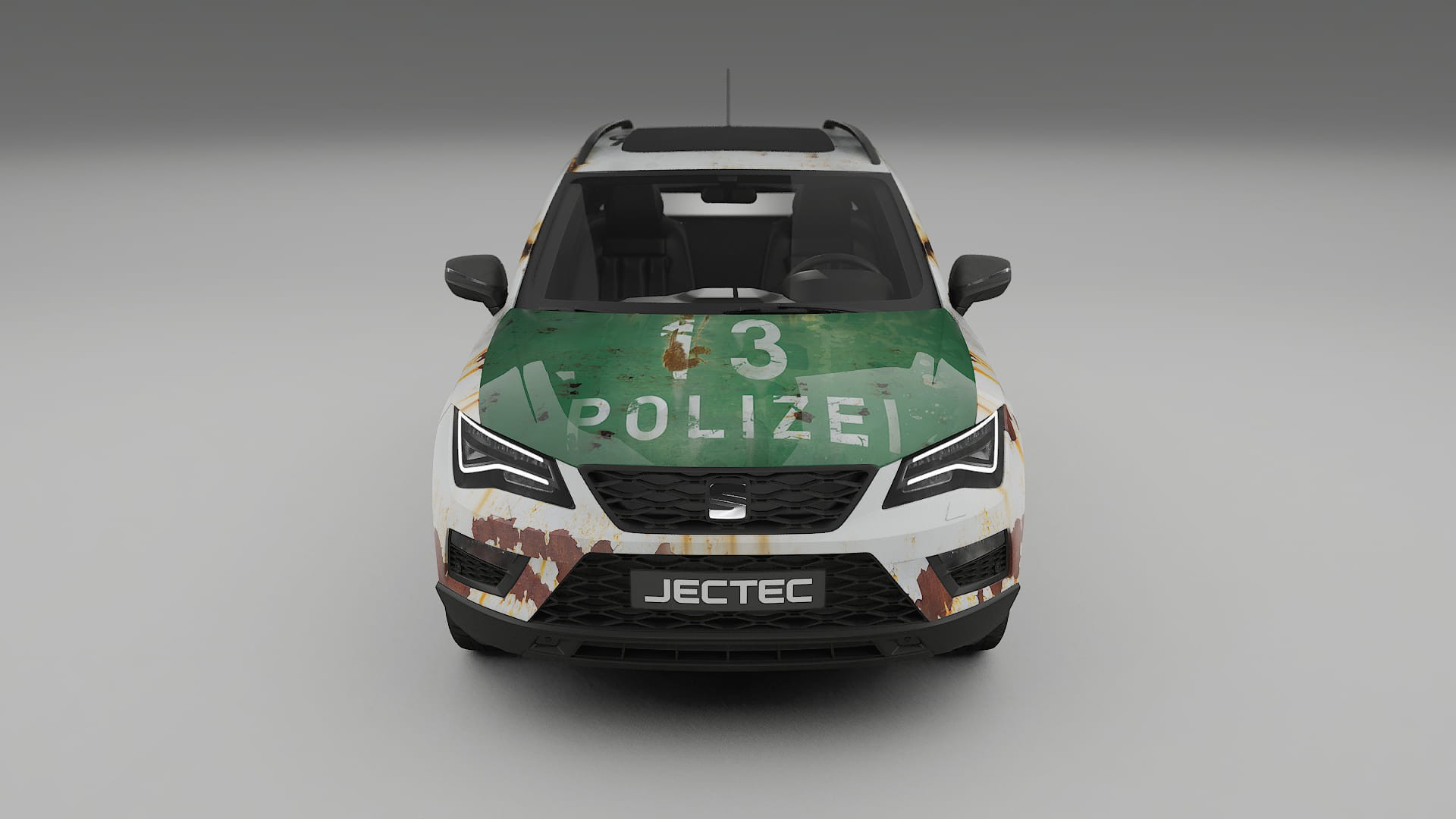 Seat Ateca KH7 COBRA 11 – Ontworpen Wrap PPF Kit van Printbaar Polyurethaanfolie
