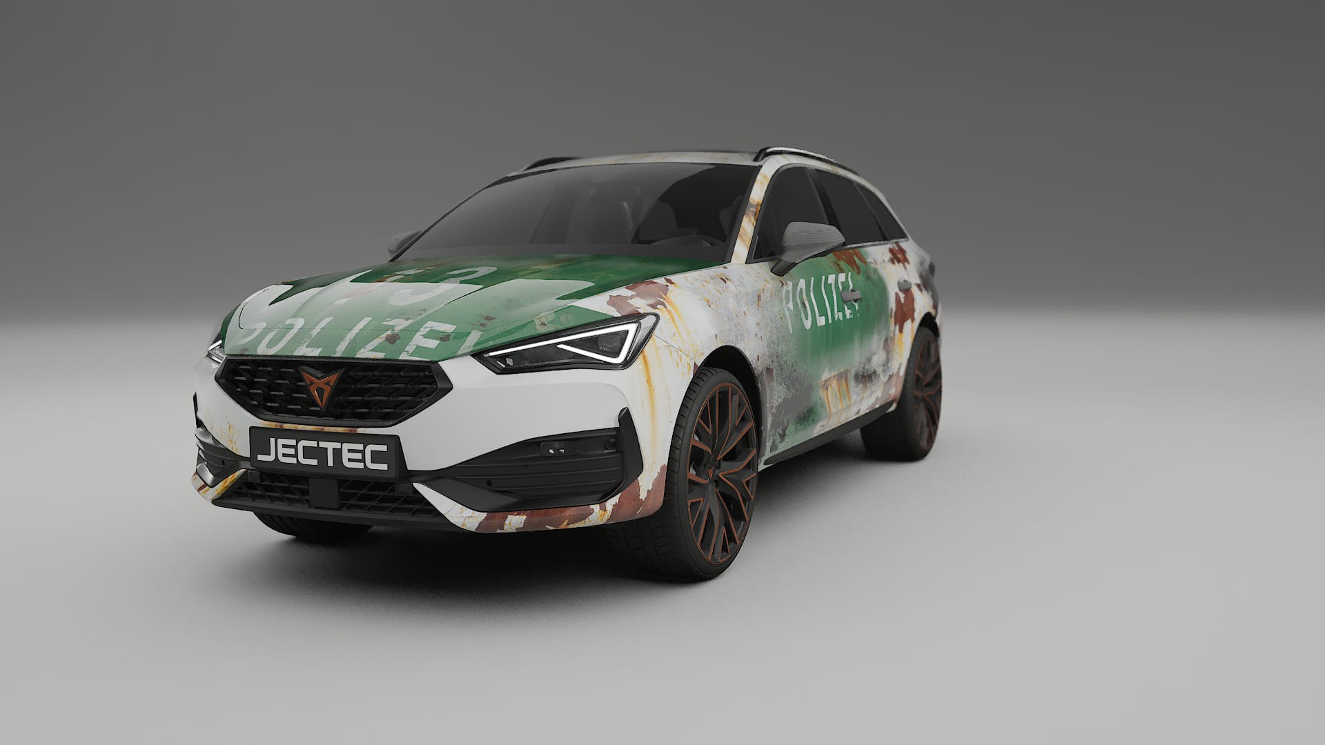 Seat Leon Cupra KL COBRA 11 – Ontworpen Wrap PPF Kit van Printbaar Polyurethaanfolie