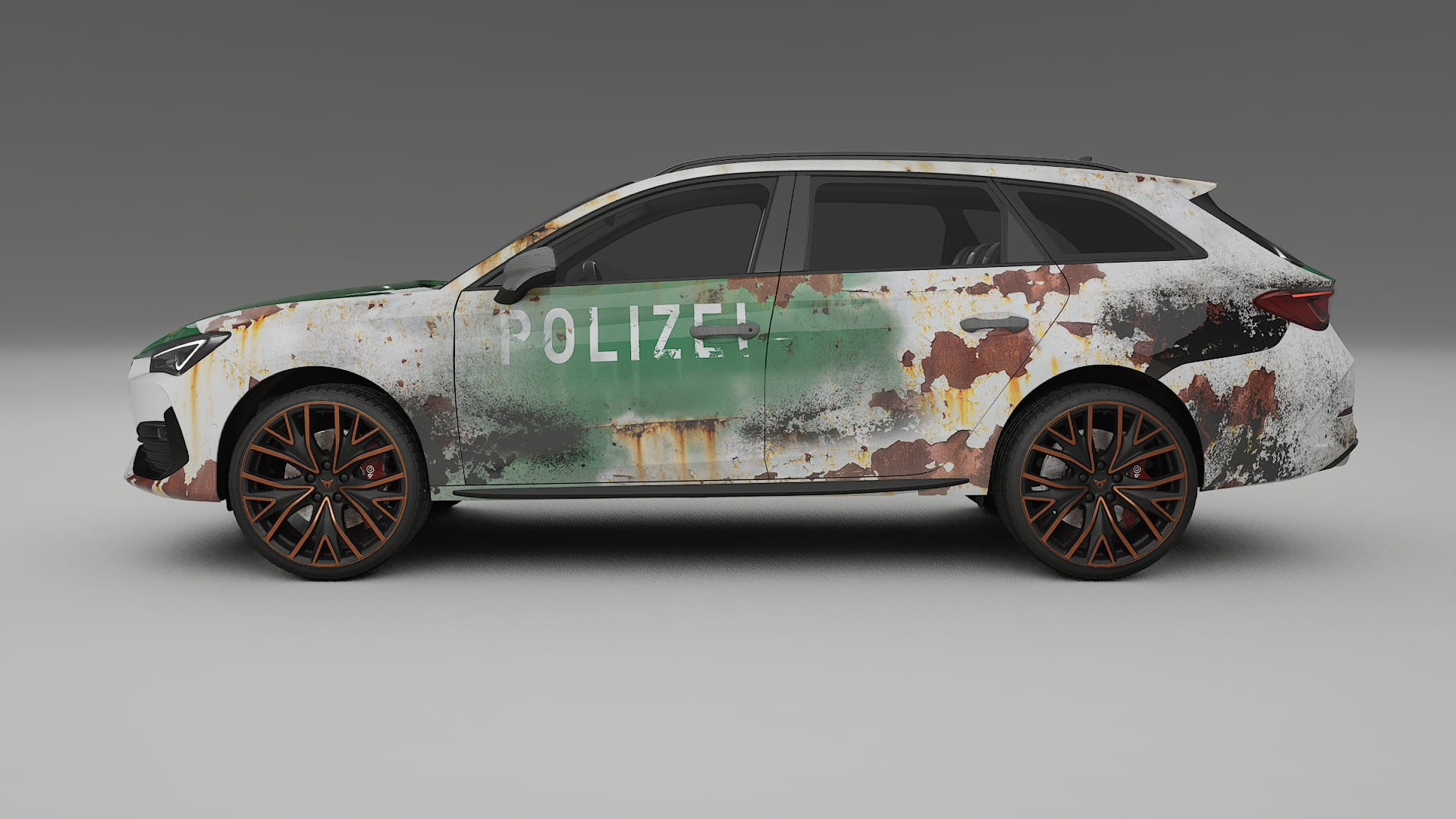 Seat Leon Cupra KL COBRA 11 – Ontworpen Wrap PPF Kit van Printbaar Polyurethaanfolie