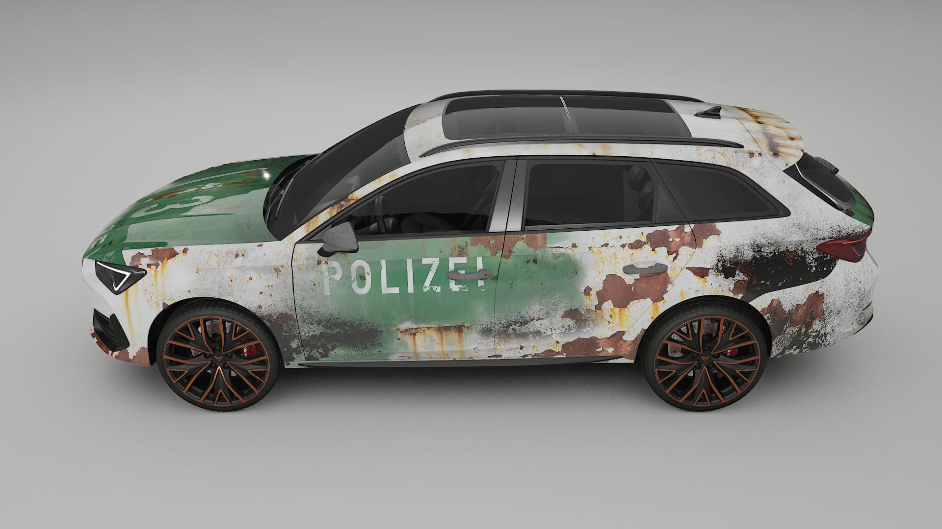 Seat Leon Cupra KL COBRA 11 – Ontworpen Wrap PPF Kit van Printbaar Polyurethaanfolie