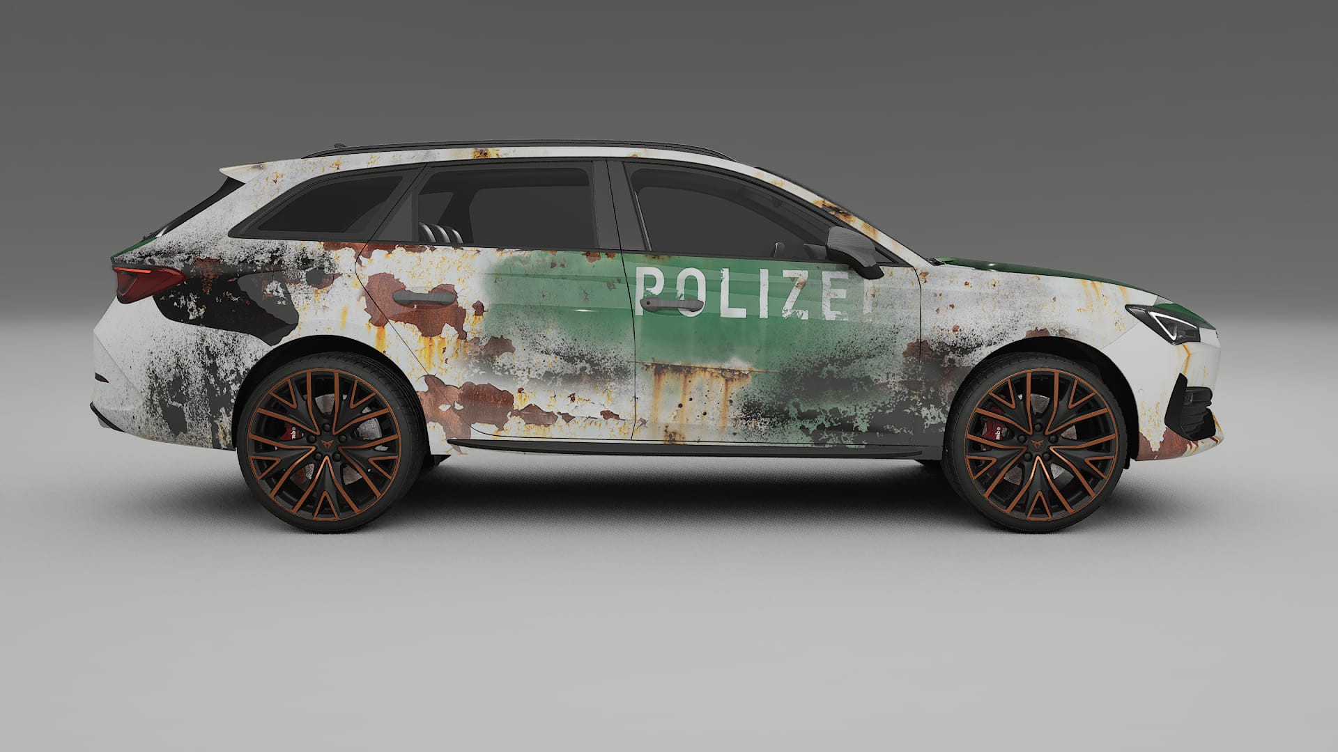 Seat Leon Cupra KL COBRA 11 – Ontworpen Wrap PPF Kit van Printbaar Polyurethaanfolie
