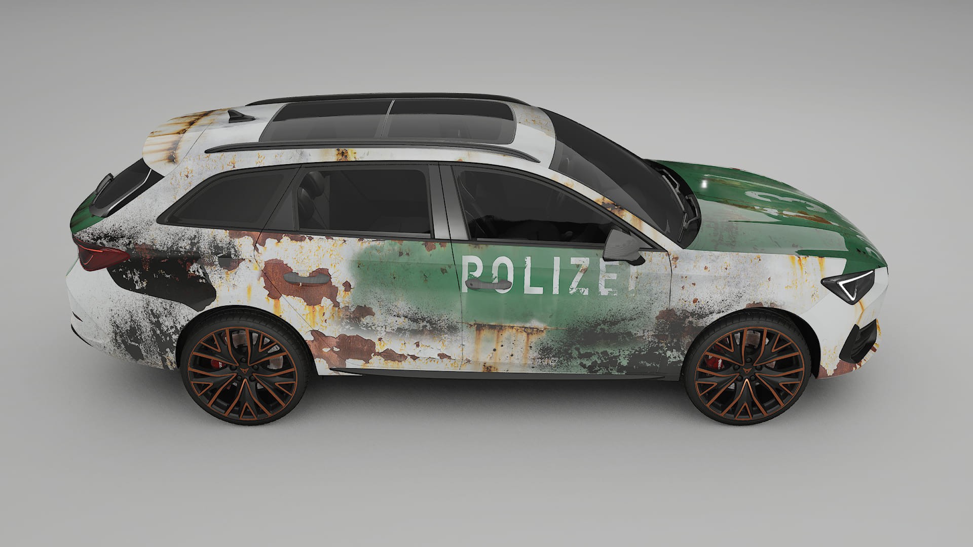 Seat Leon Cupra KL COBRA 11 – Ontworpen Wrap PPF Kit van Printbaar Polyurethaanfolie