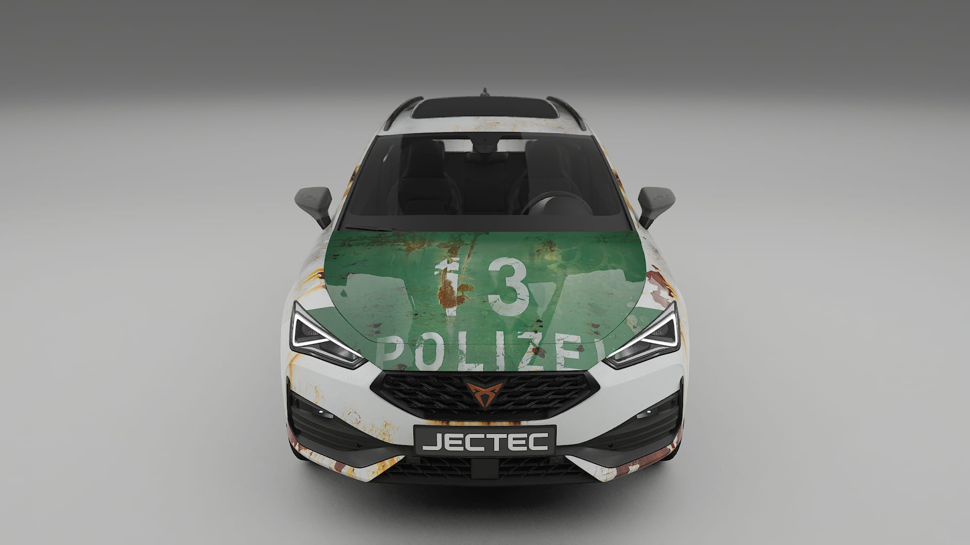 Seat Leon Cupra KL COBRA 11 – Ontworpen Wrap PPF Kit van Printbaar Polyurethaanfolie