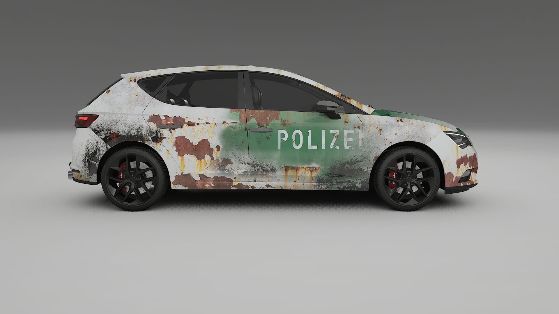 Seat Leon FR 5F COBRA 11 – Ontworpen Wrap PPF Kit van Printbaar Polyurethaanfolie