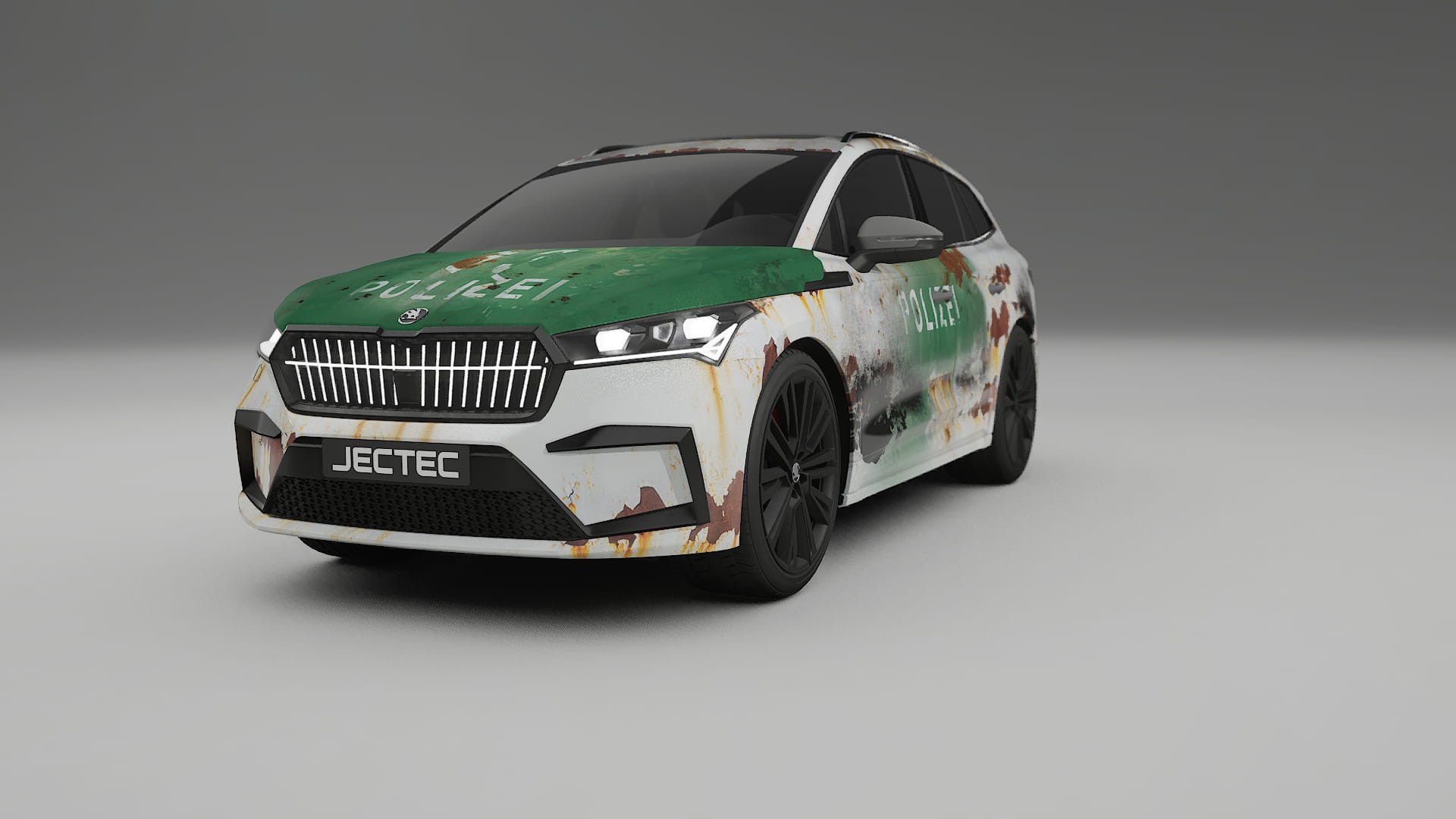Škoda Enyaq MEB COBRA 11 – Ontworpen Wrap PPF Kit van Printbaar Polyurethaanfolie