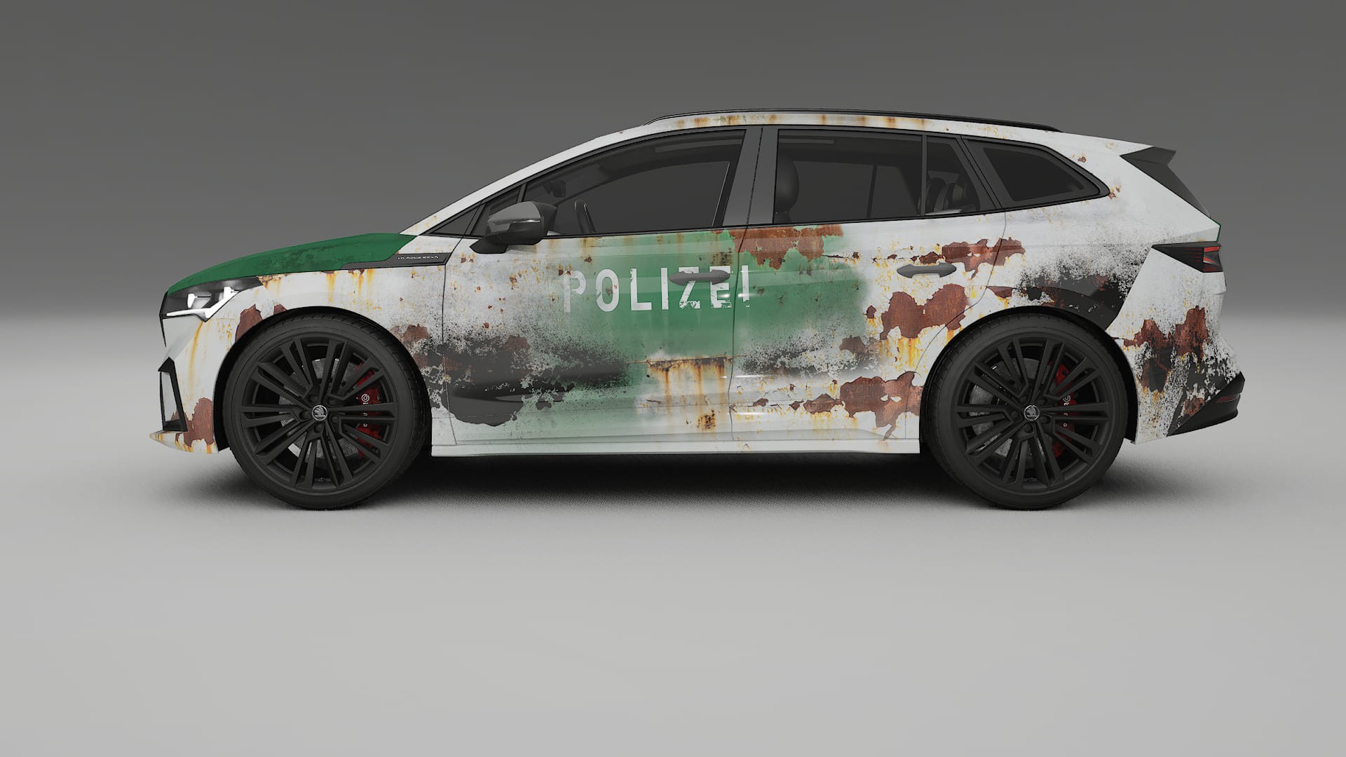 Škoda Enyaq MEB COBRA 11 – Ontworpen Wrap PPF Kit van Printbaar Polyurethaanfolie