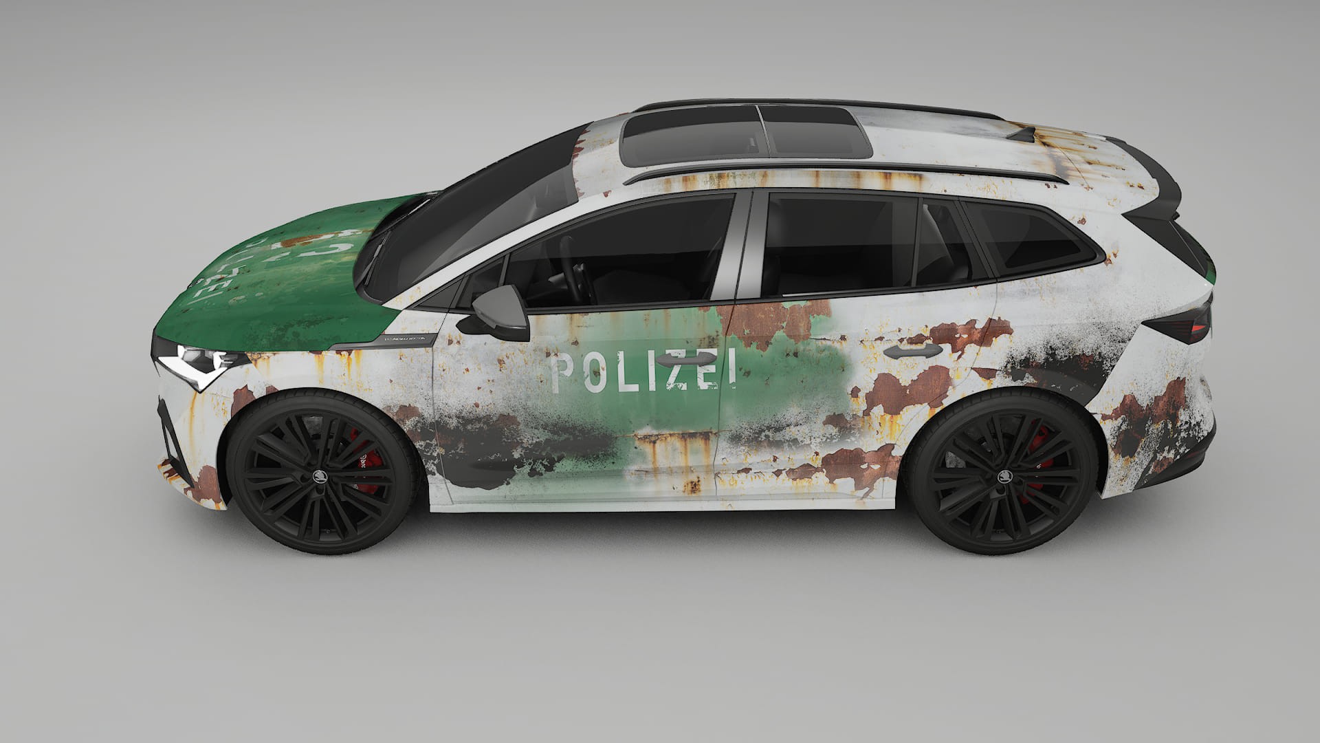 Škoda Enyaq MEB COBRA 11 – Ontworpen Wrap PPF Kit van Printbaar Polyurethaanfolie