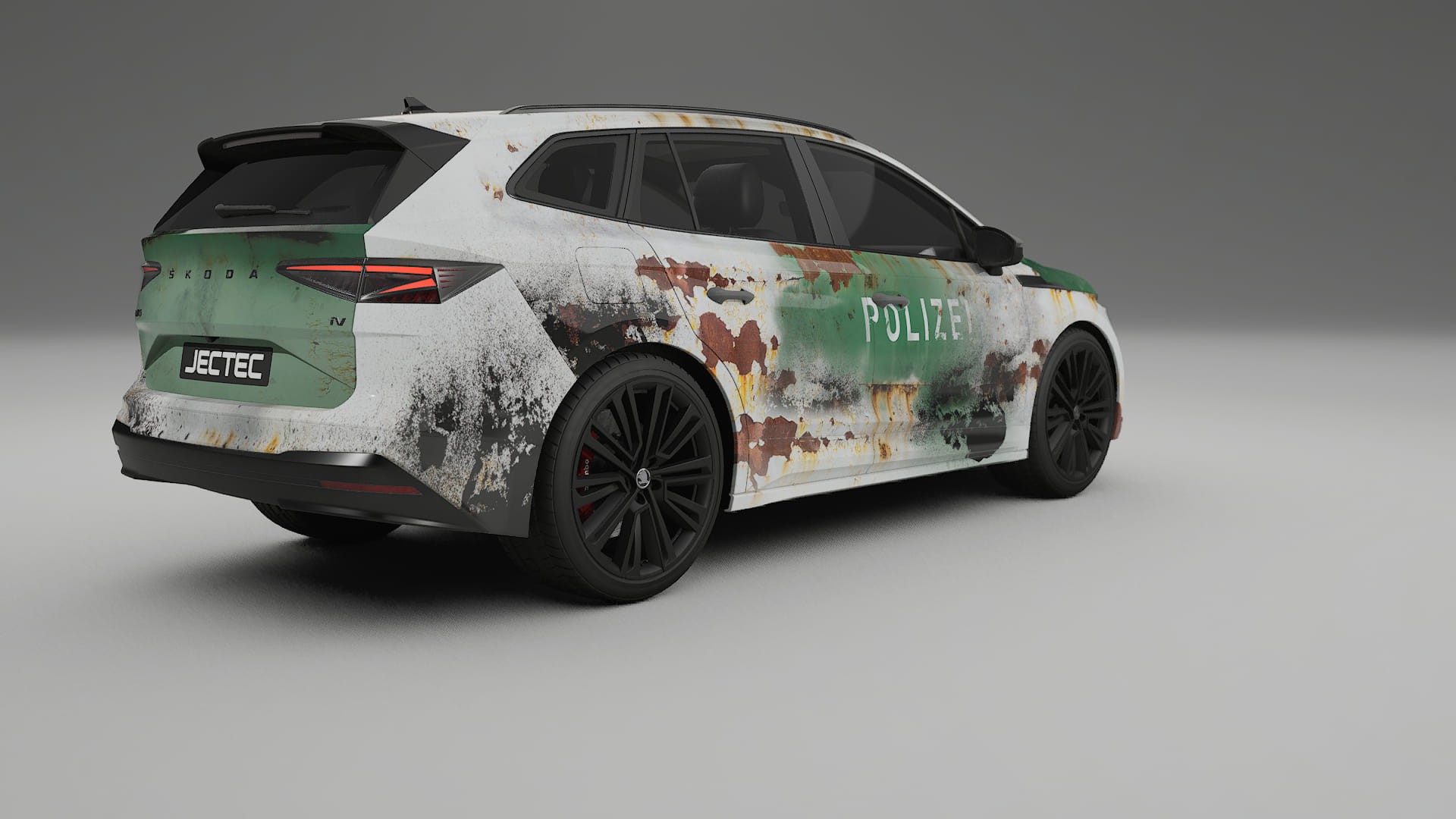Škoda Enyaq MEB COBRA 11 – Ontworpen Wrap PPF Kit van Printbaar Polyurethaanfolie