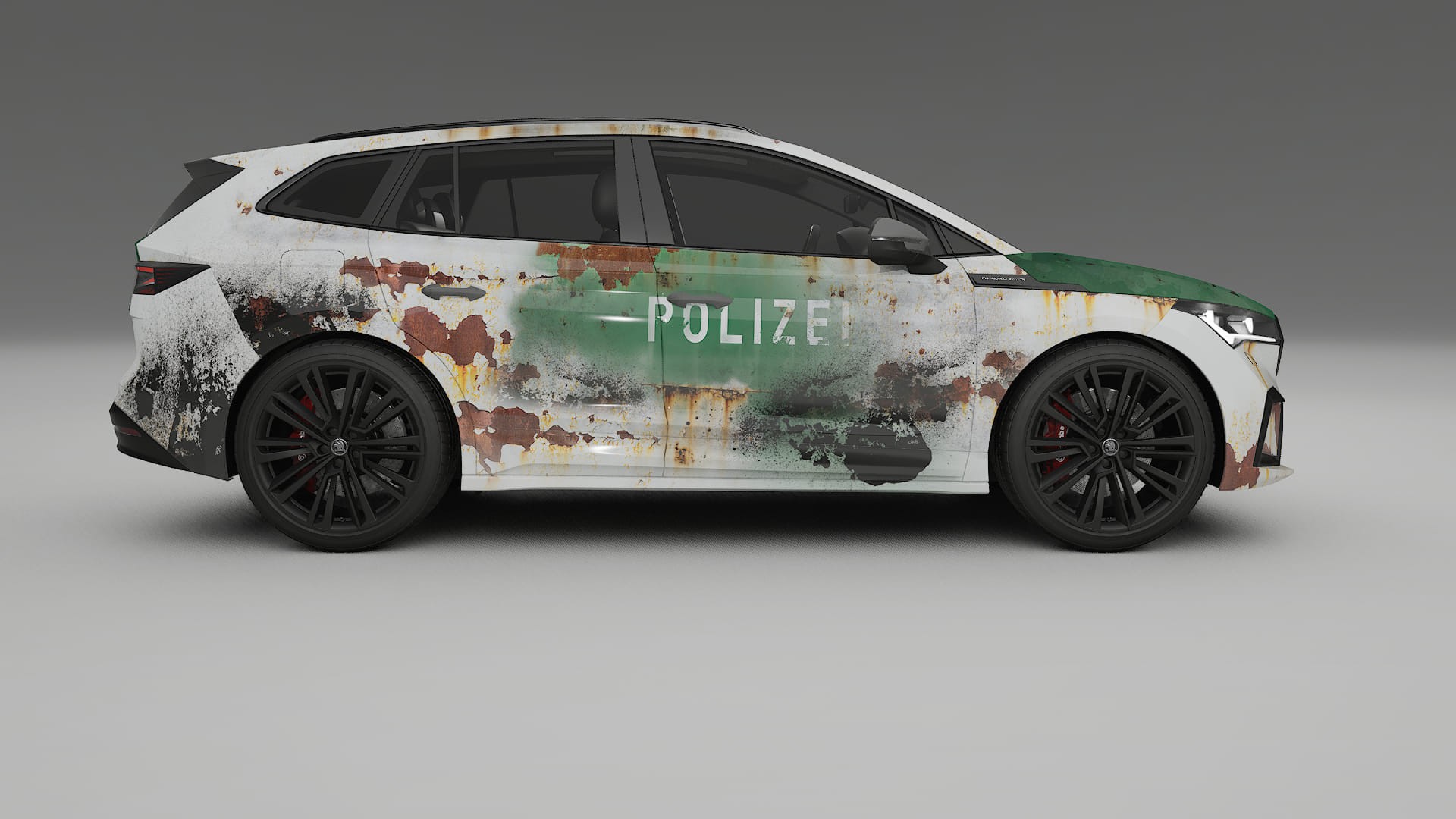 Škoda Enyaq MEB COBRA 11 – Ontworpen Wrap PPF Kit van Printbaar Polyurethaanfolie
