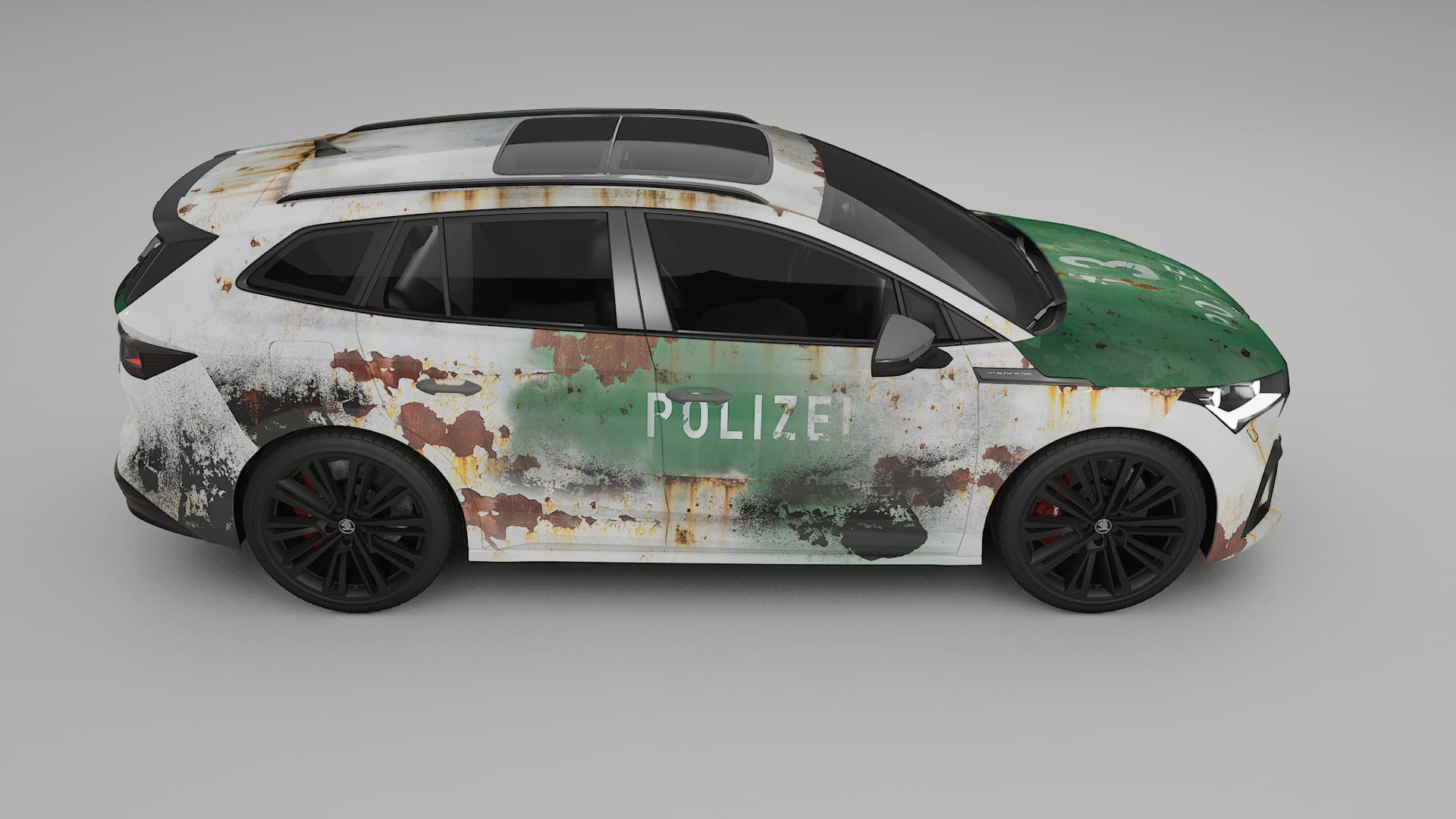 Škoda Enyaq MEB COBRA 11 – Ontworpen Wrap PPF Kit van Printbaar Polyurethaanfolie
