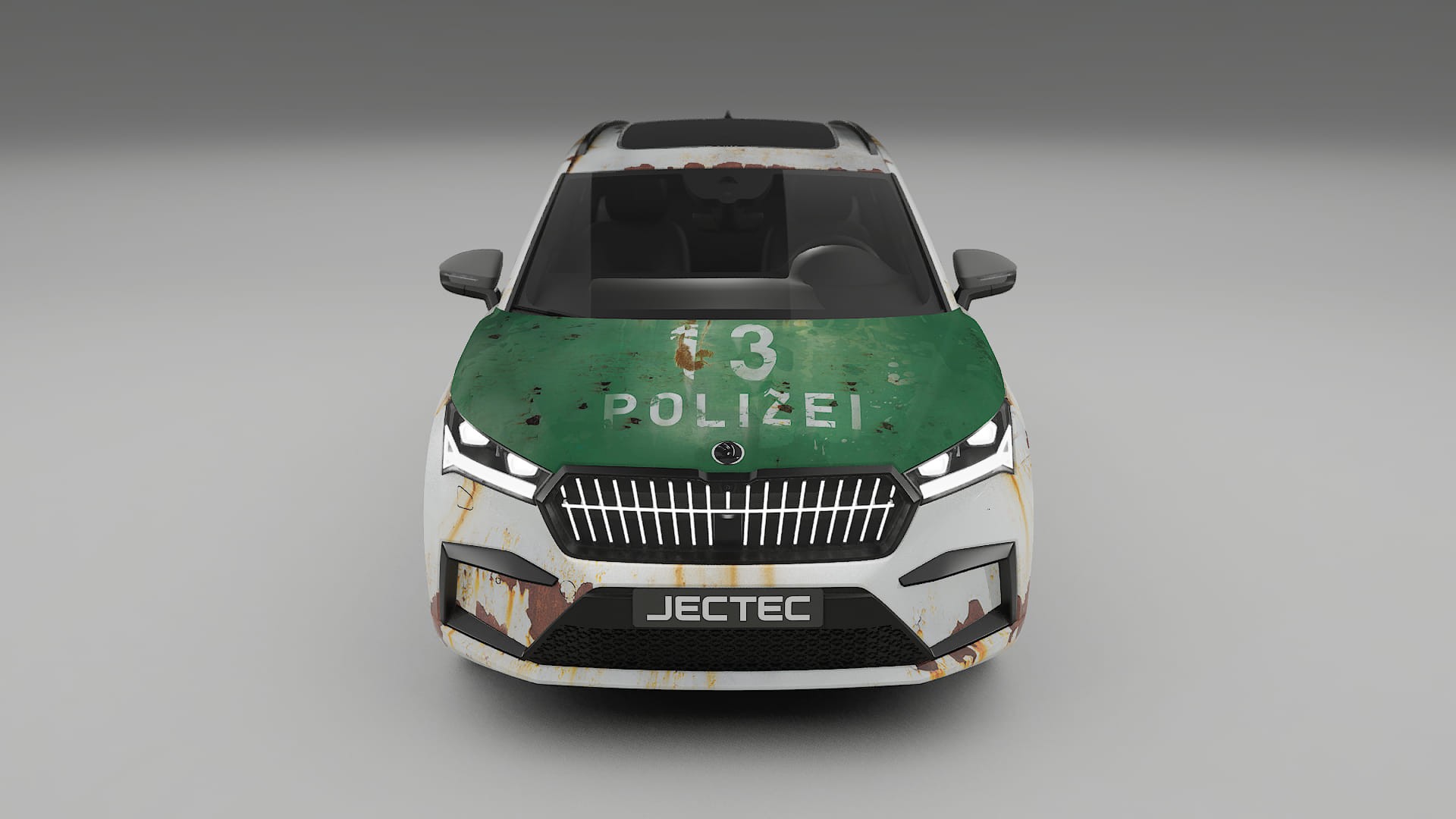 Škoda Enyaq MEB COBRA 11 – Ontworpen Wrap PPF Kit van Printbaar Polyurethaanfolie