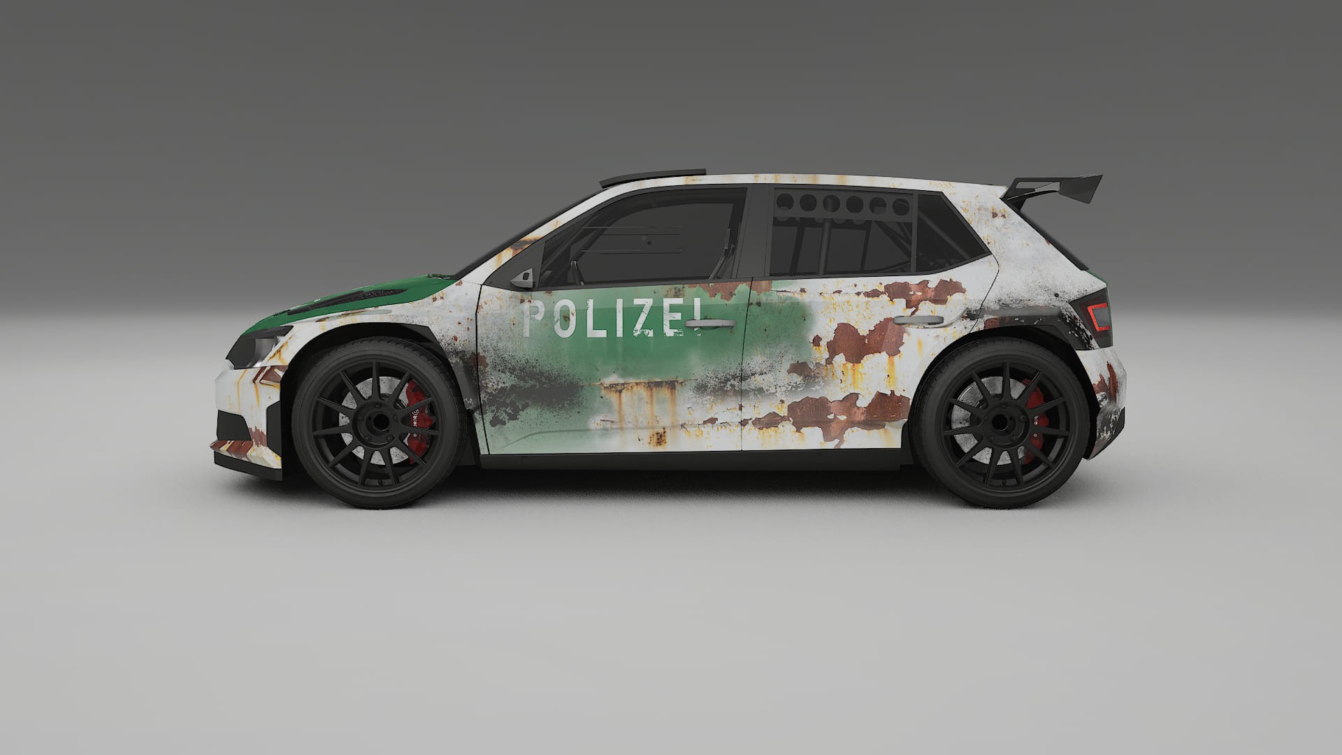 Škoda Fabia R5 6V COBRA 11 – Ontworpen Wrap PPF Kit van Printbaar Polyurethaanfolie