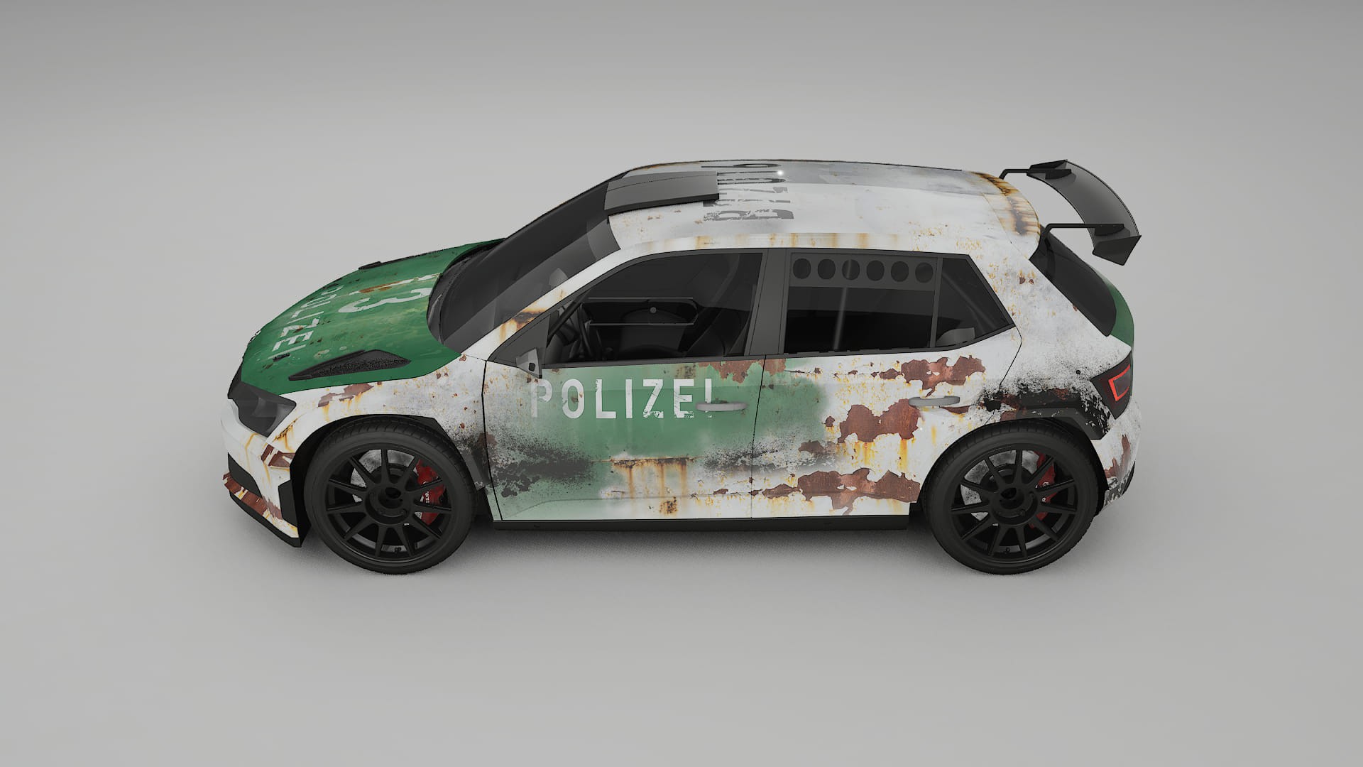 Škoda Fabia R5 6V COBRA 11 – Ontworpen Wrap PPF Kit van Printbaar Polyurethaanfolie