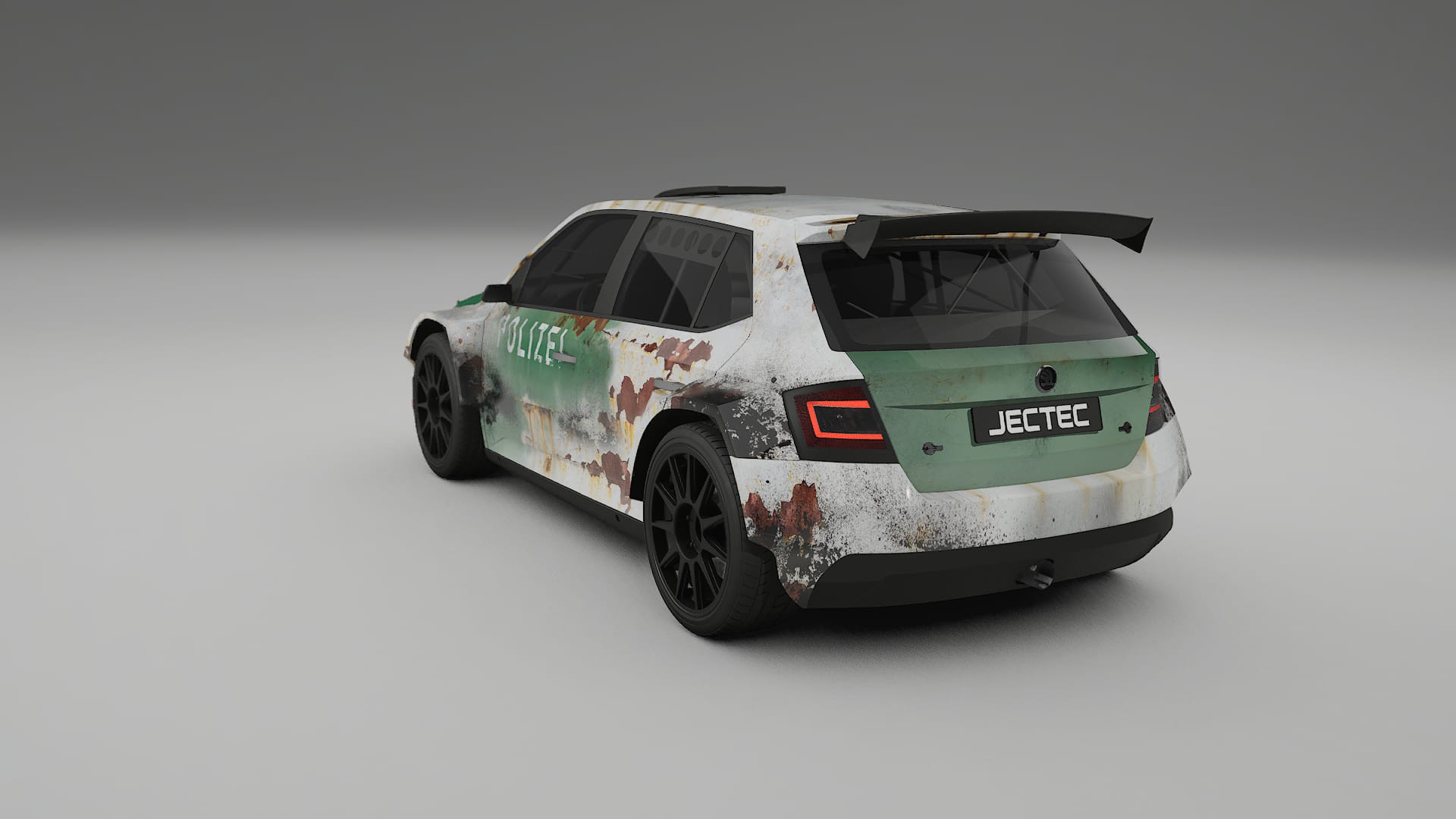 Škoda Fabia R5 6V COBRA 11 – Ontworpen Wrap PPF Kit van Printbaar Polyurethaanfolie