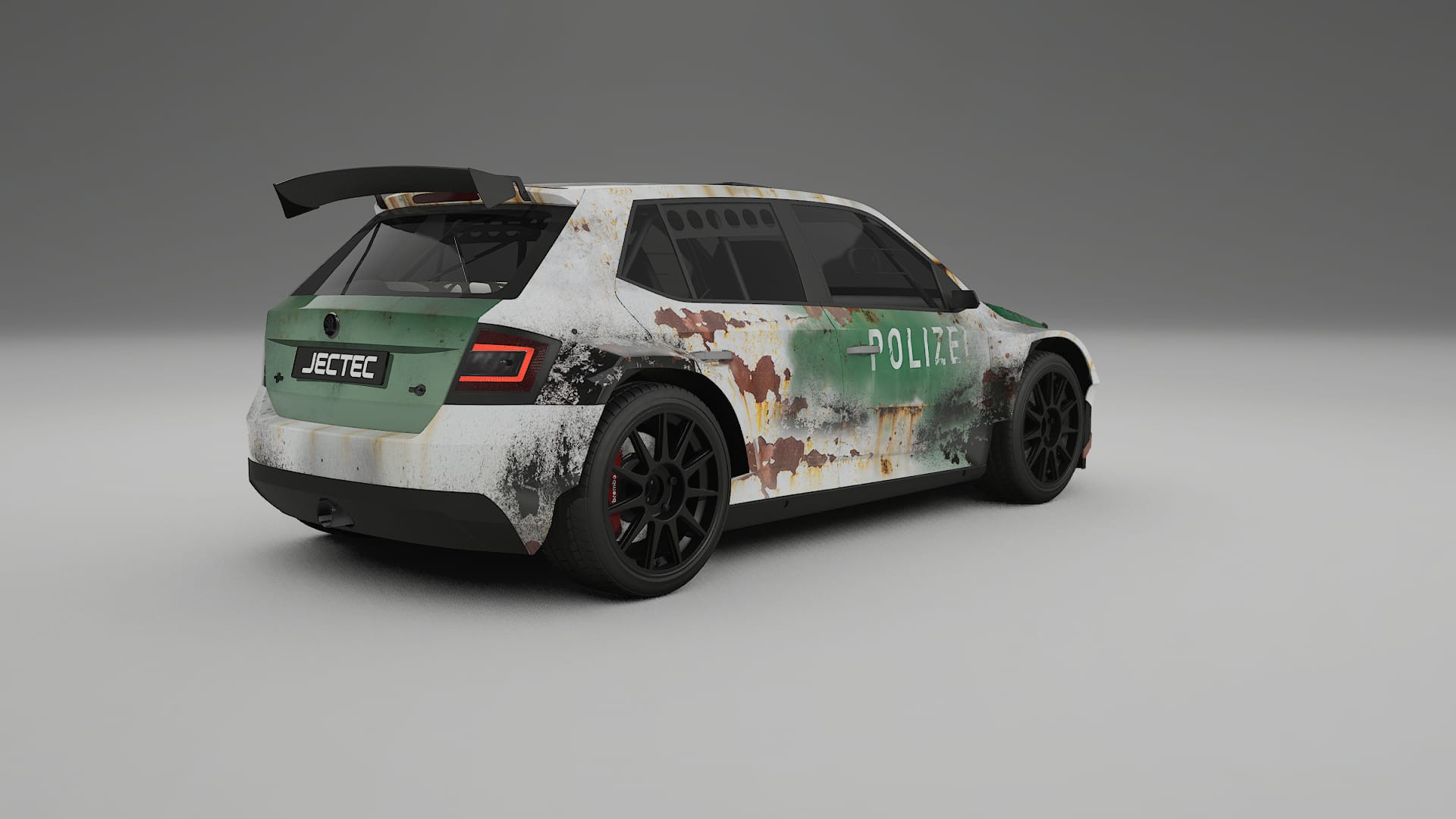 Škoda Fabia R5 6V COBRA 11 – Ontworpen Wrap PPF Kit van Printbaar Polyurethaanfolie