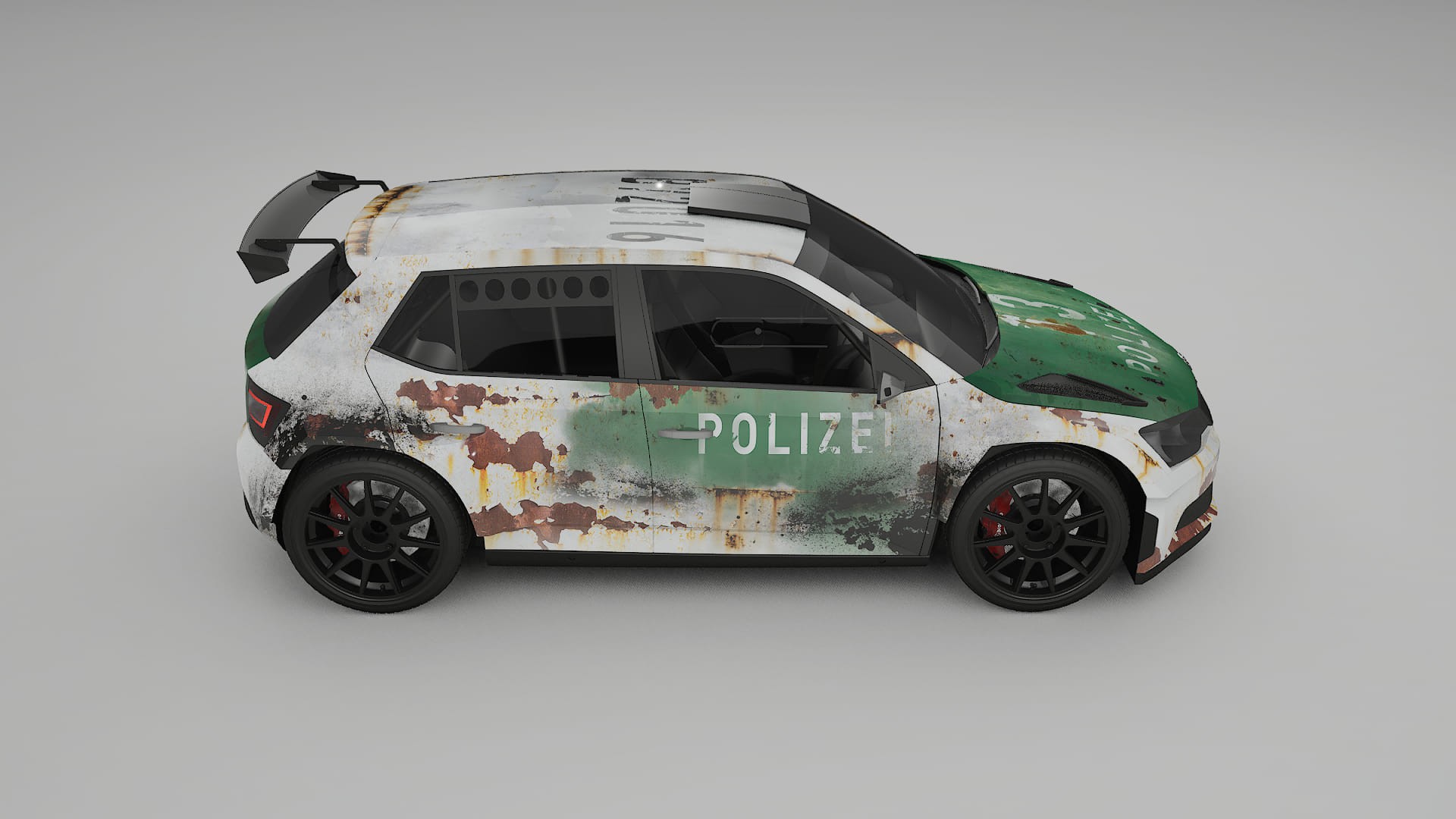 Škoda Fabia R5 6V COBRA 11 – Ontworpen Wrap PPF Kit van Printbaar Polyurethaanfolie