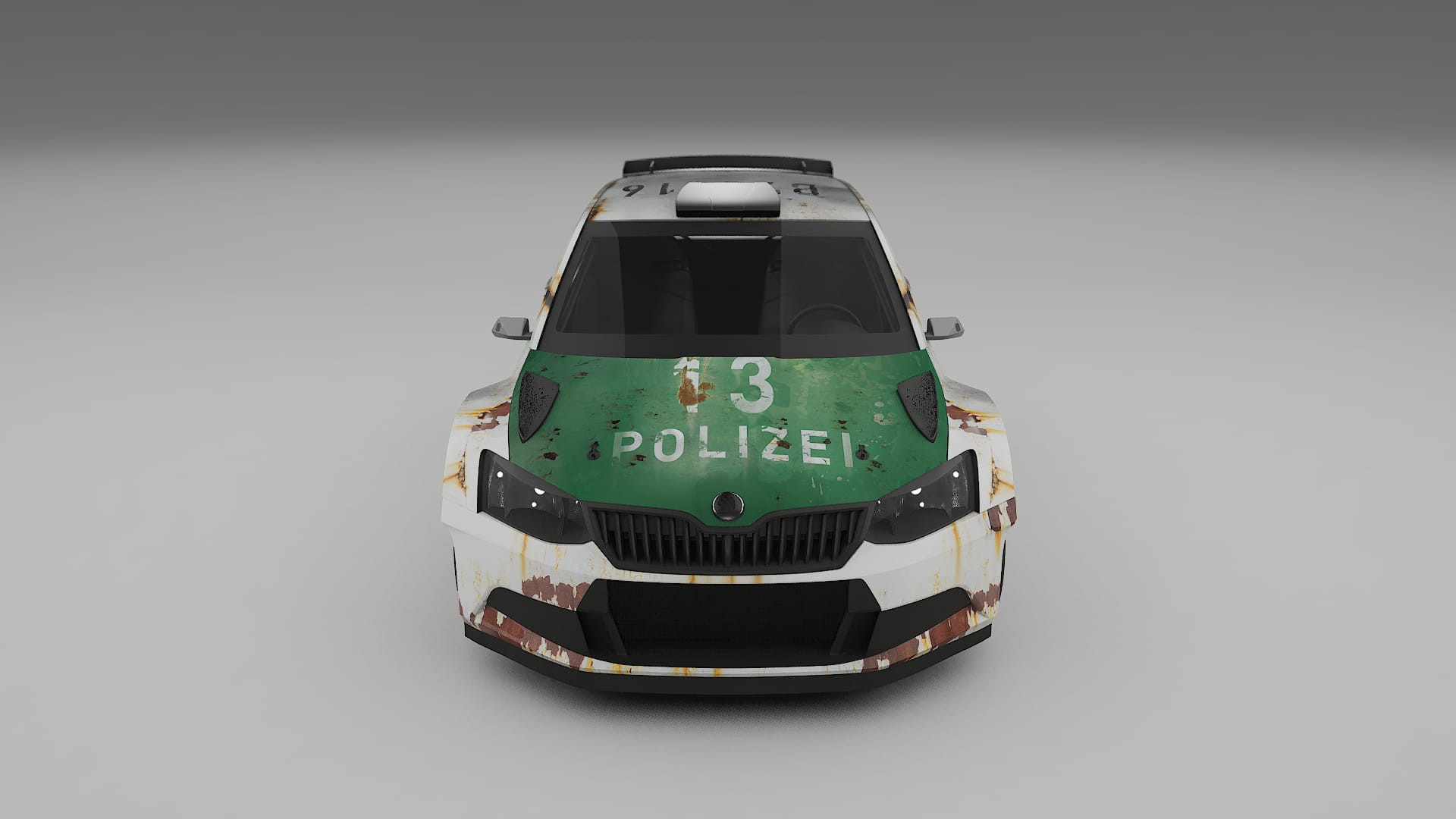 Škoda Fabia R5 6V COBRA 11 – Ontworpen Wrap PPF Kit van Printbaar Polyurethaanfolie