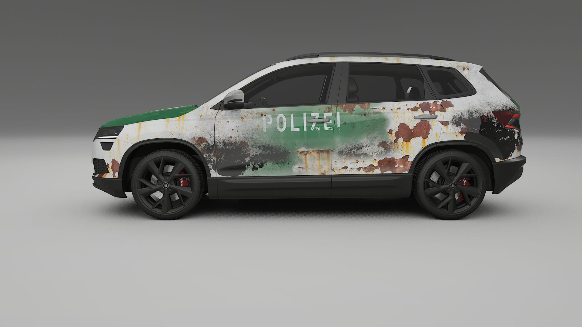 Škoda Karoq NU7 COBRA 11 – Ontworpen Wrap PPF Kit van Printbaar Polyurethaanfolie