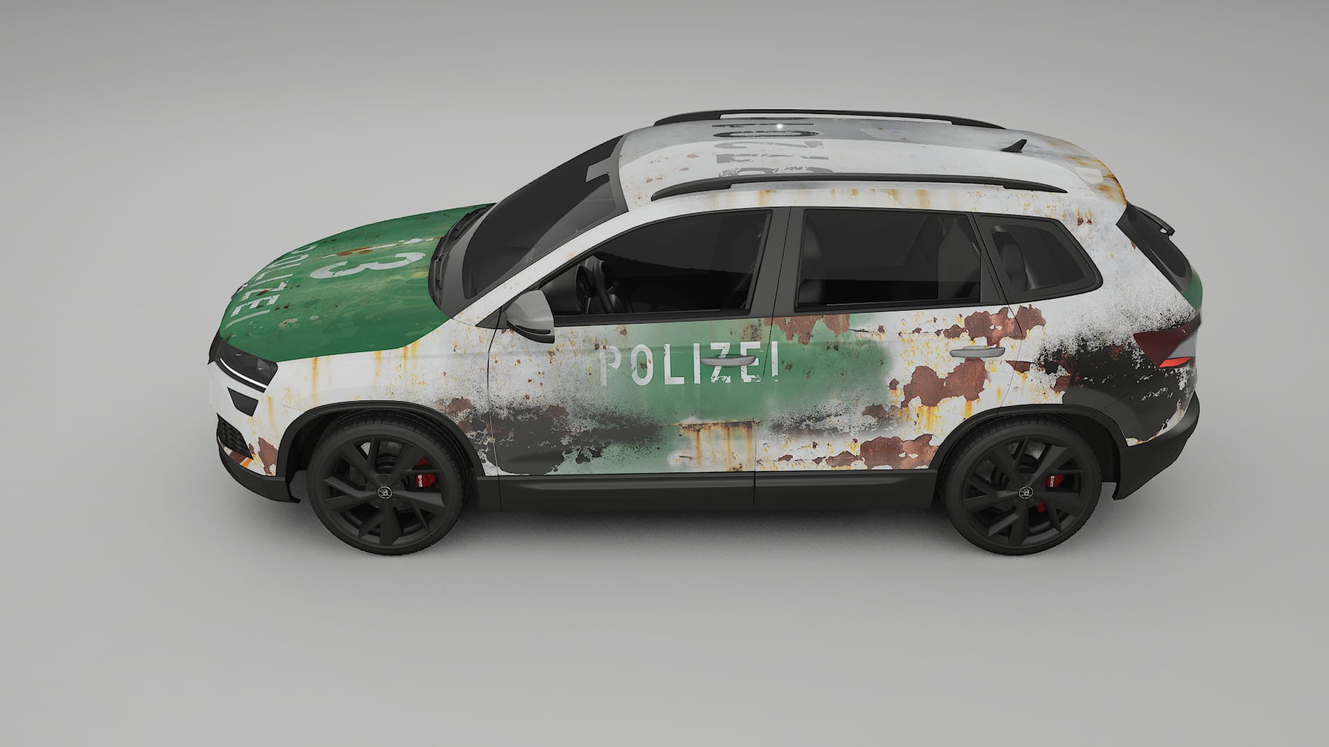 Škoda Karoq NU7 COBRA 11 – Ontworpen Wrap PPF Kit van Printbaar Polyurethaanfolie