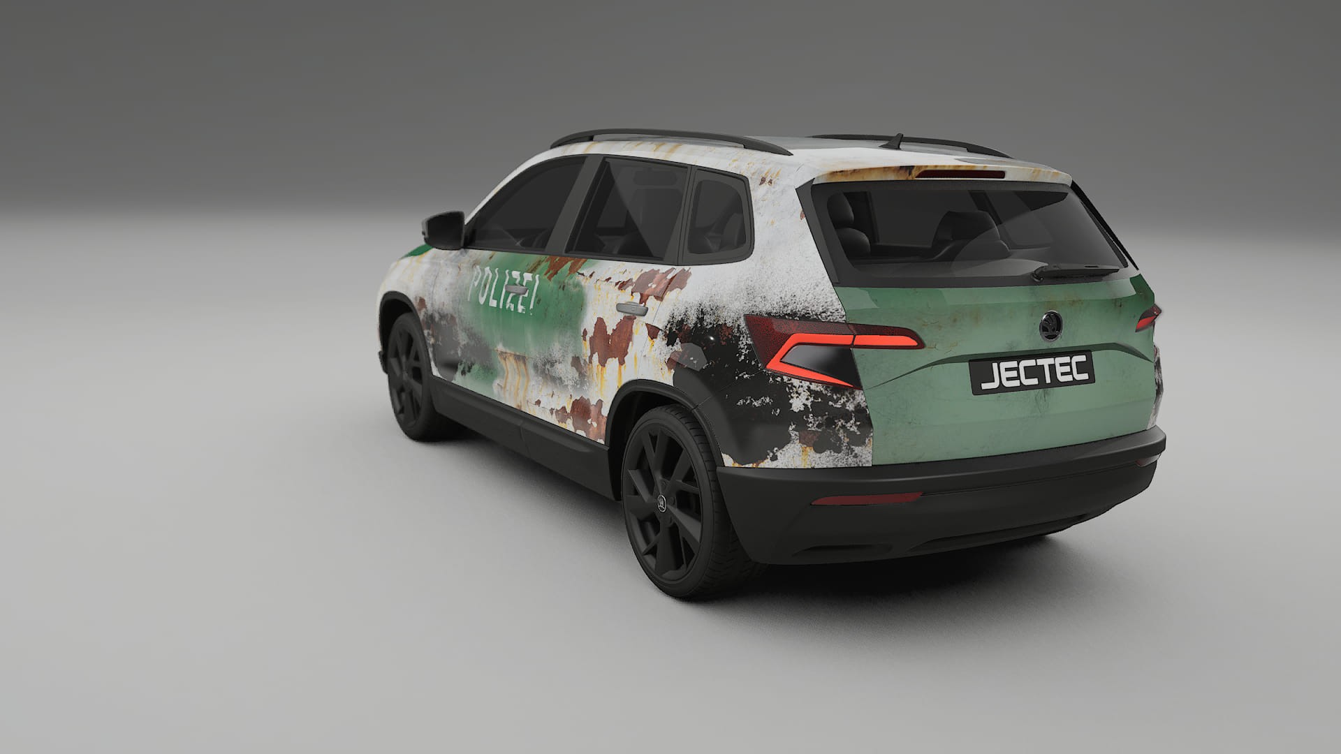 Škoda Karoq NU7 COBRA 11 – Ontworpen Wrap PPF Kit van Printbaar Polyurethaanfolie