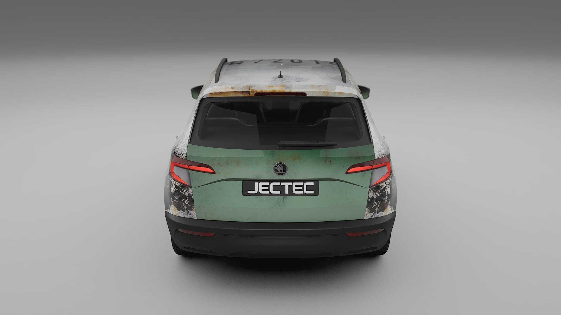 Škoda Karoq NU7 COBRA 11 – Ontworpen Wrap PPF Kit van Printbaar Polyurethaanfolie