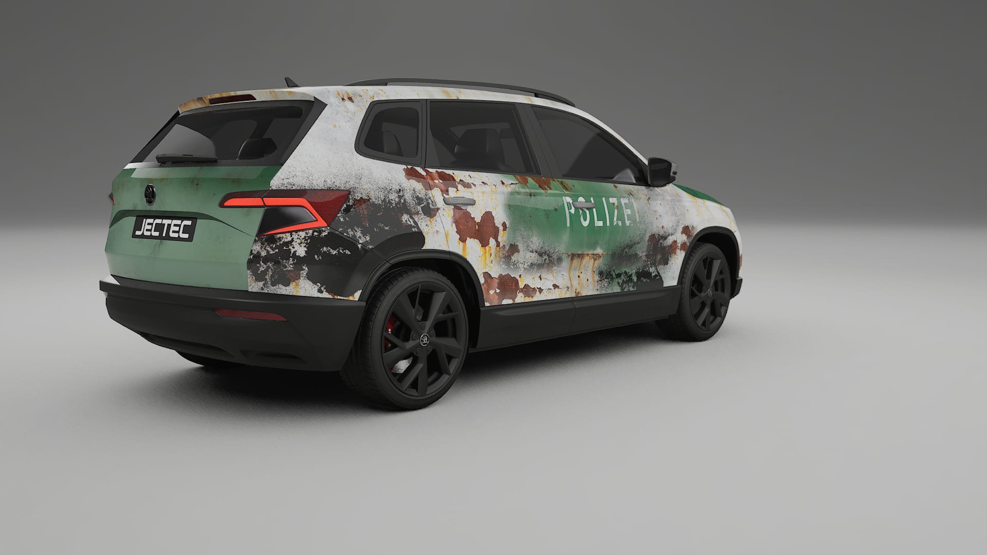 Škoda Karoq NU7 COBRA 11 – Ontworpen Wrap PPF Kit van Printbaar Polyurethaanfolie